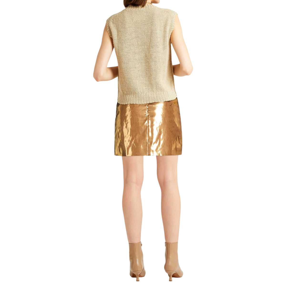 Skirt ALYSI WOMAN 165034-A5215 GOLD