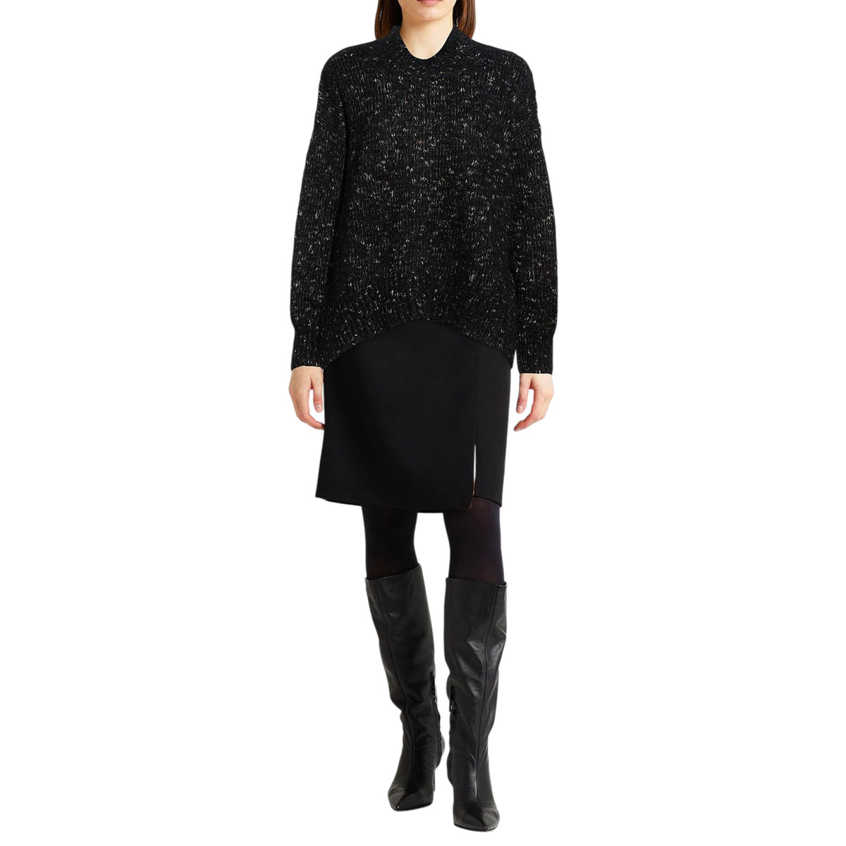 Sweater ALYSI WOMAN 265426-A5019 BLACK