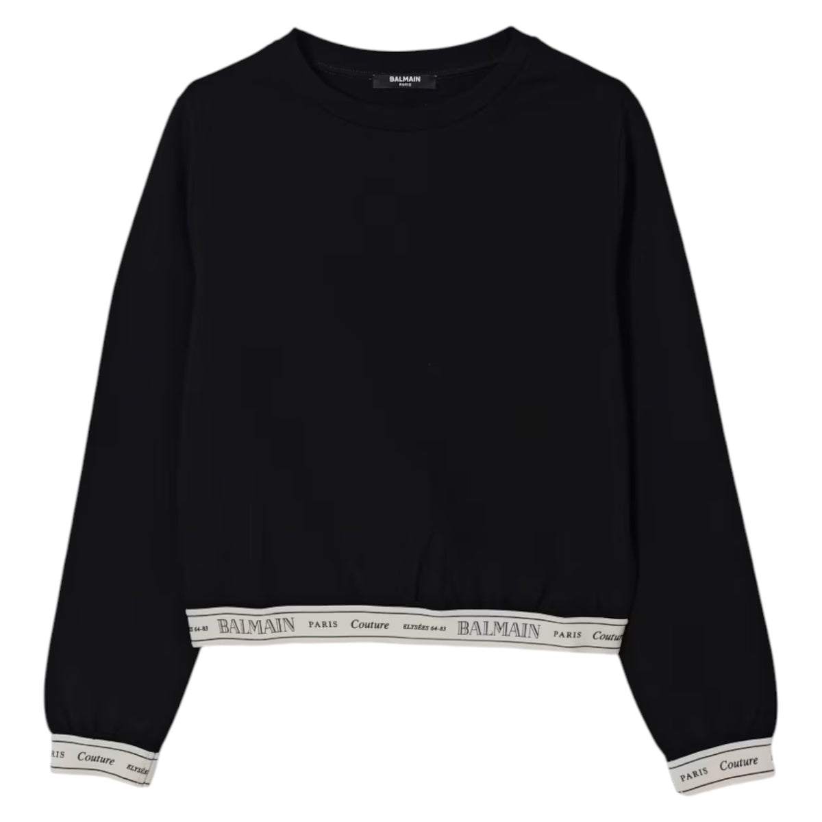 Felpa BALMAIN kids Bambina BX4B90J0371 930AV