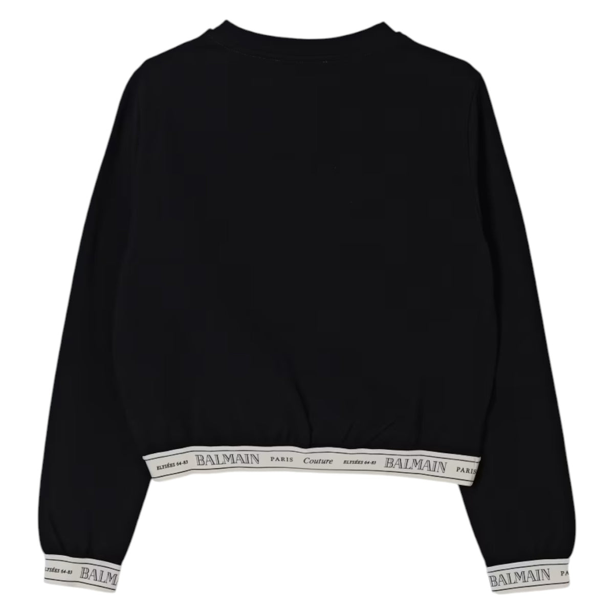 Felpa BALMAIN kids Bambina BX4B90J0371 930AV