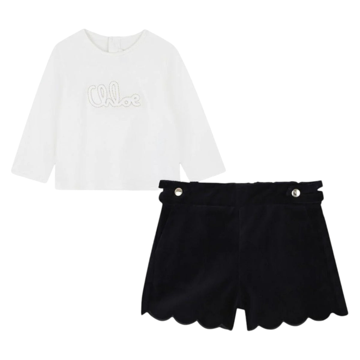 Completo CHLOÈ kids Bambina C20719 N68