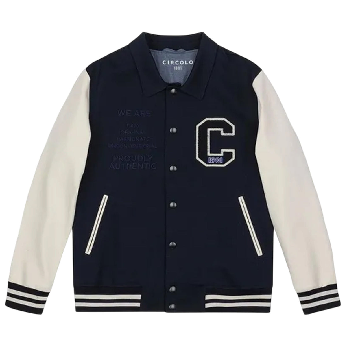 Jacket CIRCOLO 1901 MAN CN3357 BLUE
