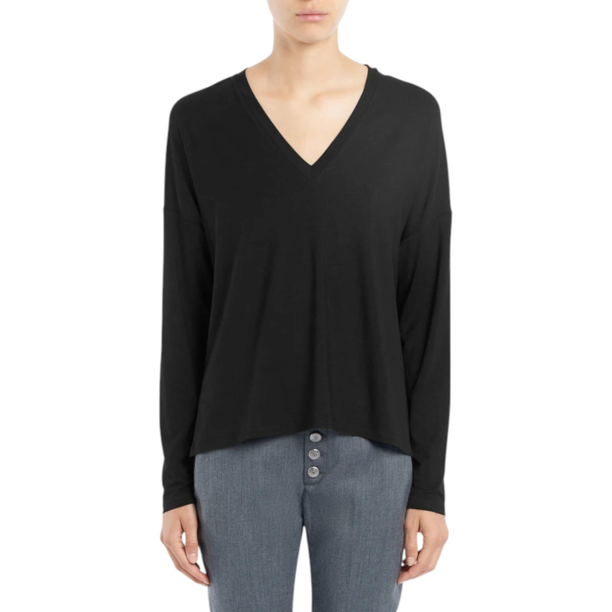 T-shirt Long Sleeve DONDUP WOMAN DS044-JS0306D-XXX 999