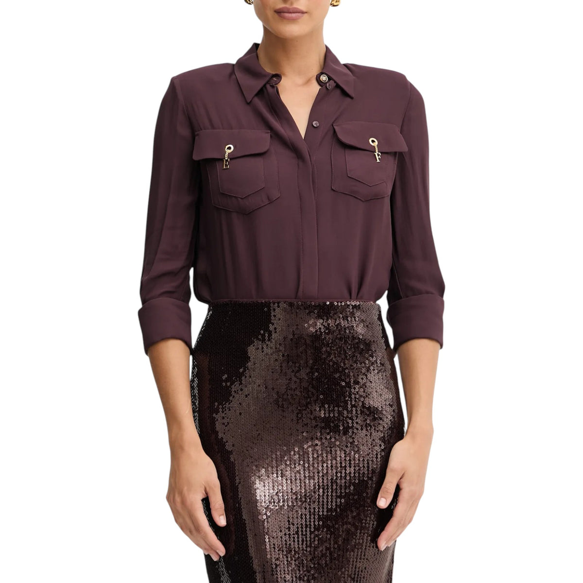 Camicia ELISABETTA FRANCHI Donna CA-122-56E2 EA4