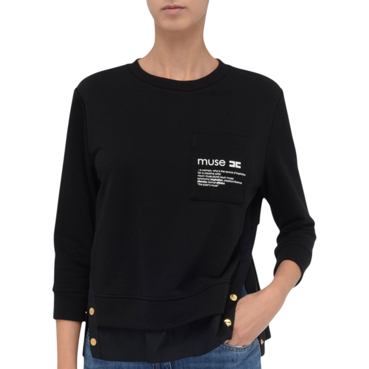 Sweatshirt ELISABETTA FRANCHI WOMAN MD-006-56E2 110
