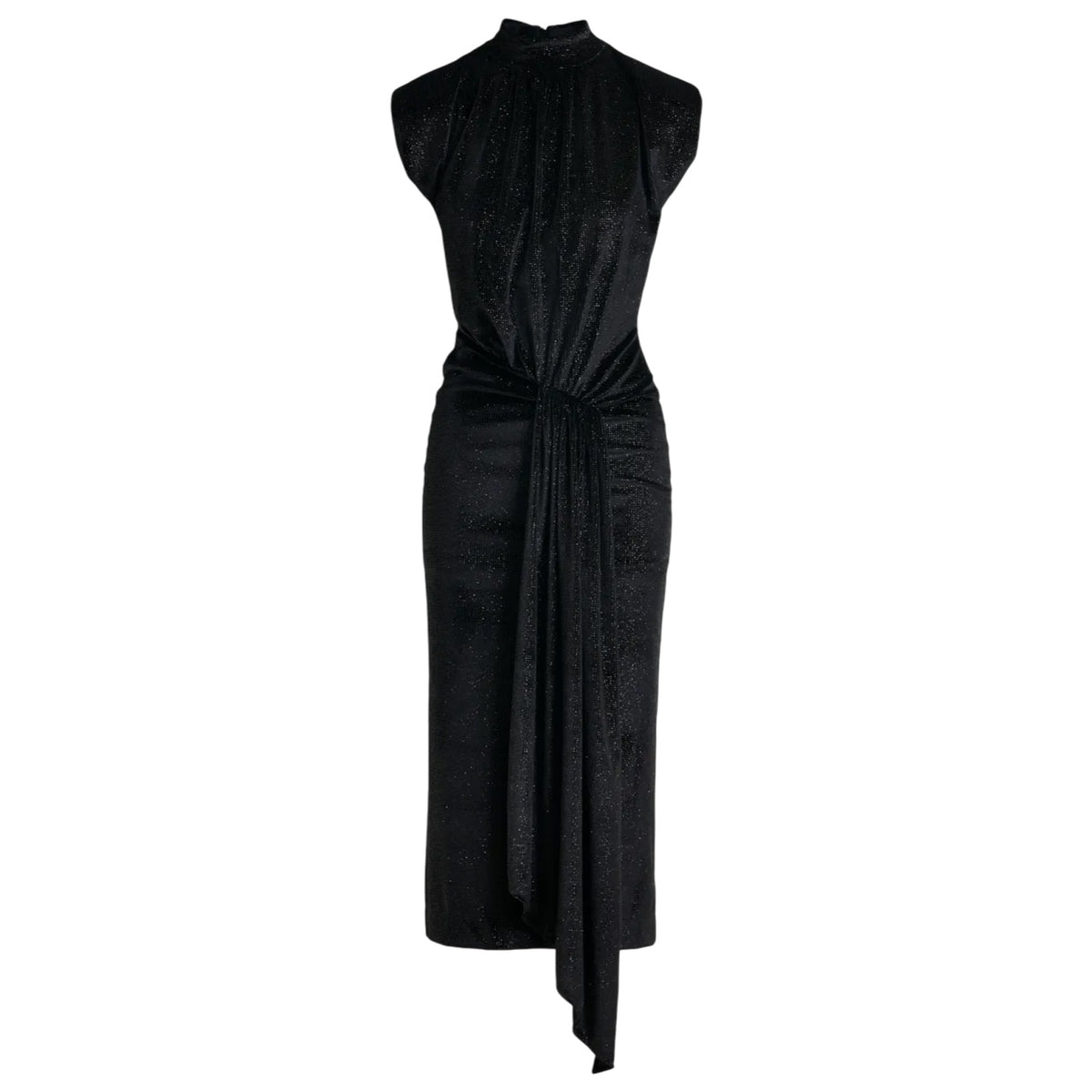 Dress ESSENTIEL ANTWERP WOMAN INCHE-VELVET-BLACK JERSEY
