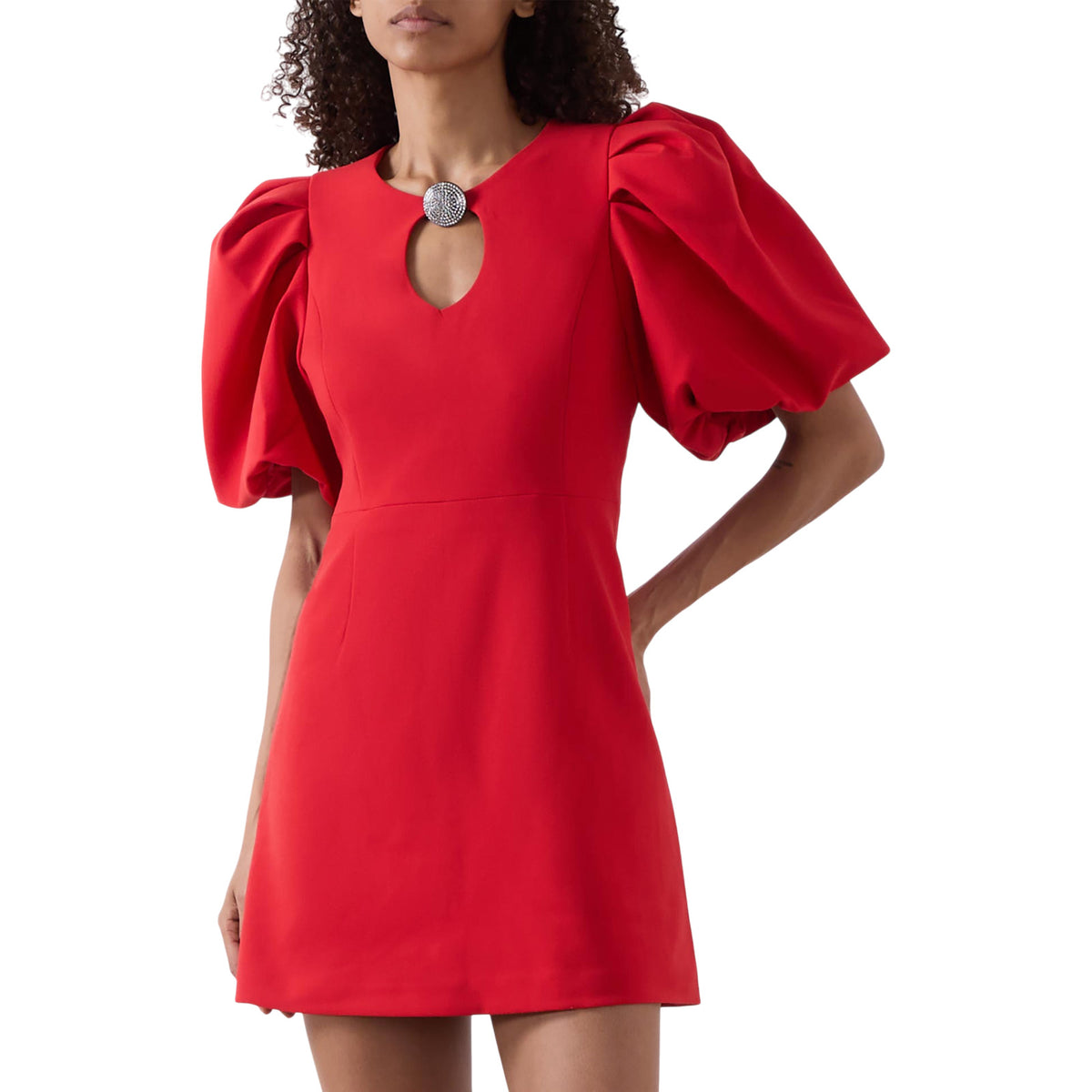 Dress ESSENTIEL ANTWERP WOMAN IWALK-PUFF-SLEEVE ROS