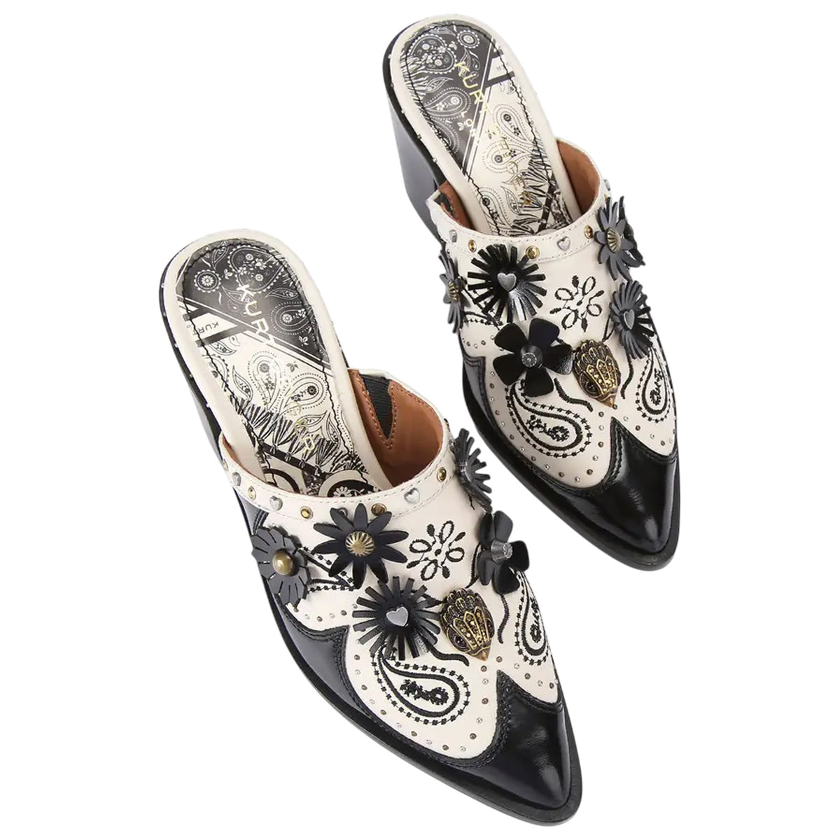 Sabot KURT GEIGER Donna FLOWER-WESTERN-MULE AVO