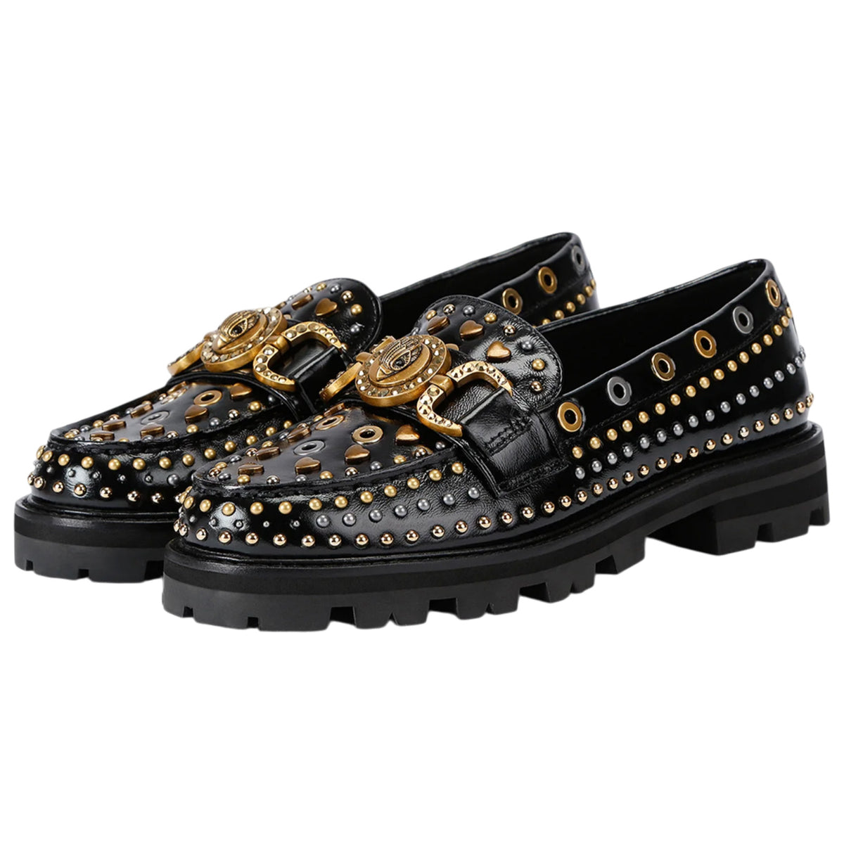 Mocassini KURT GEIGER Donna MANSION-STUD-LOAFER NER