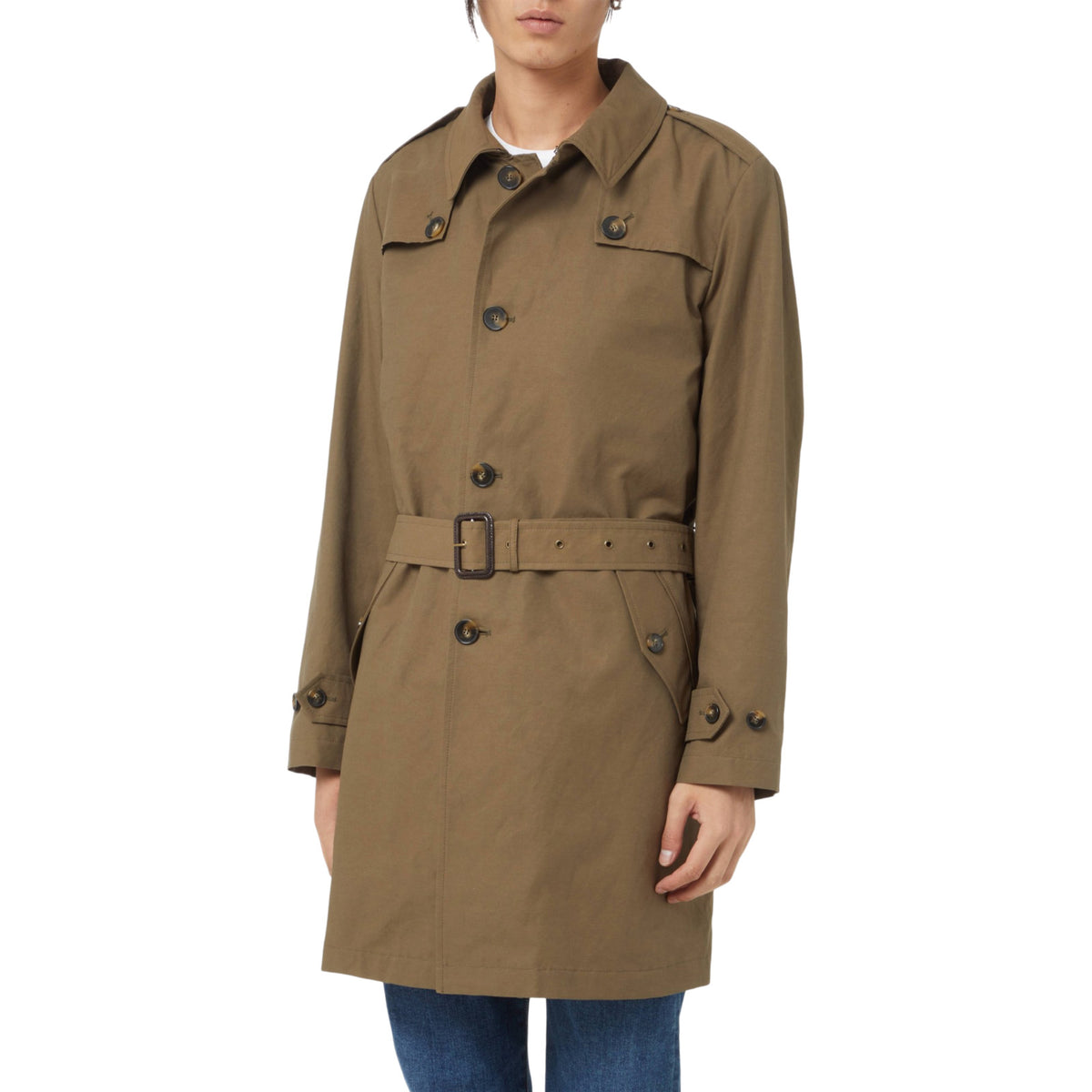Trench L'IMPERMEABILE Uomo GILBERTO-PEACH-COT 515