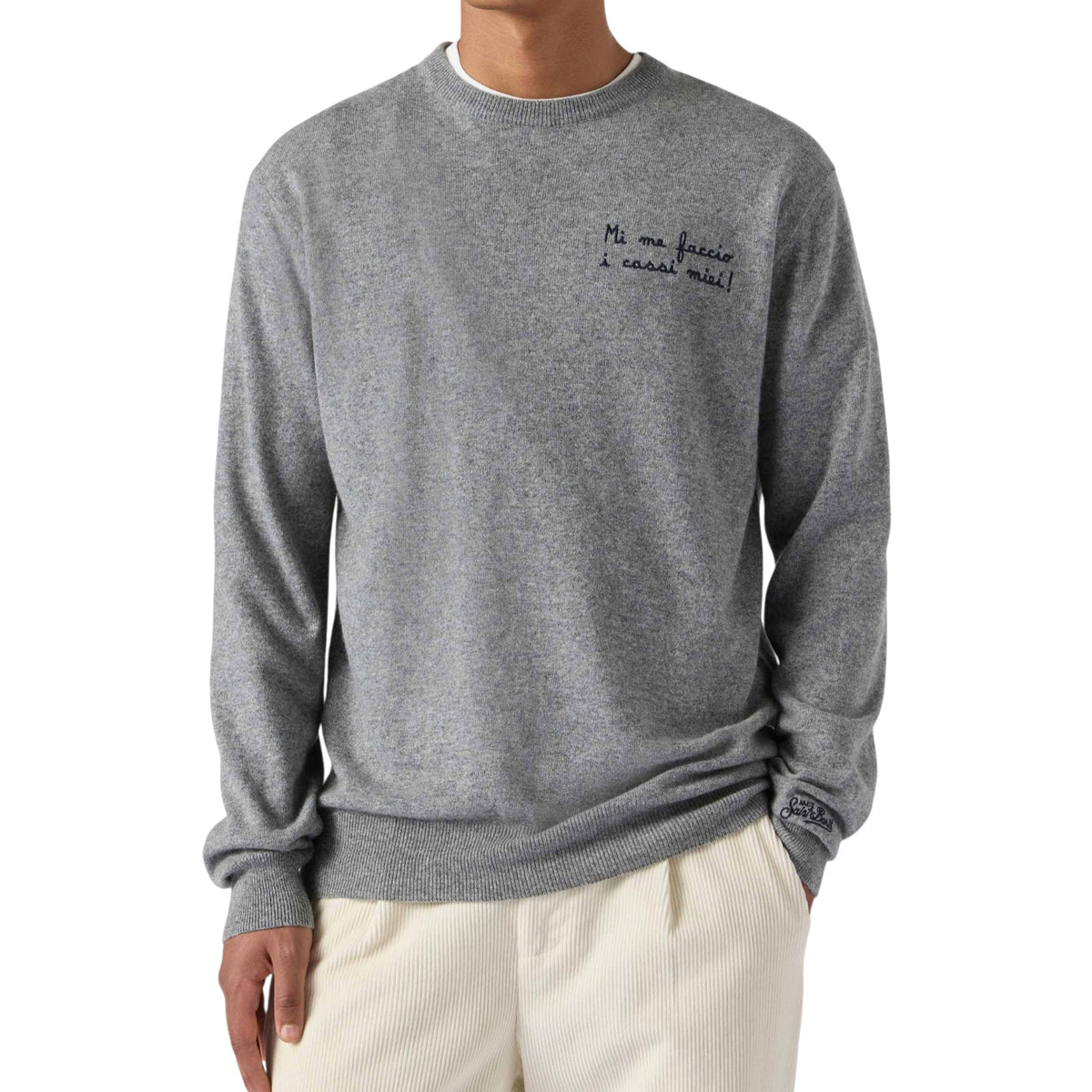 Sweater MC2 SAINT BARTH MAN HERON-LIGHT-EMBRY 03394I