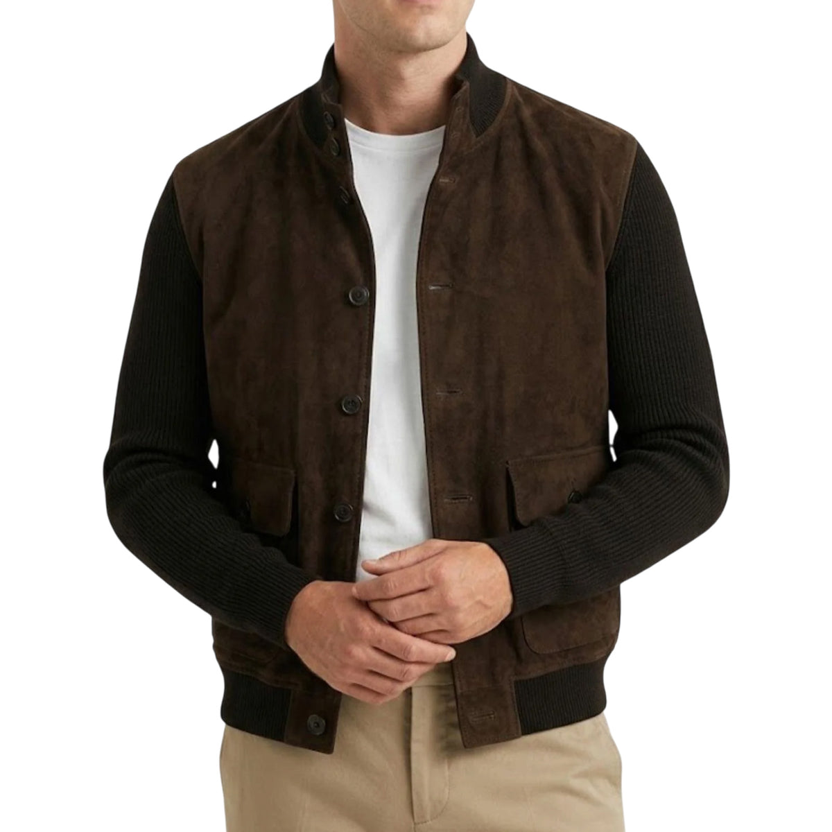 Jacket THE JACK LEATHERS MAN RIVERSIDE-KNIT 309
