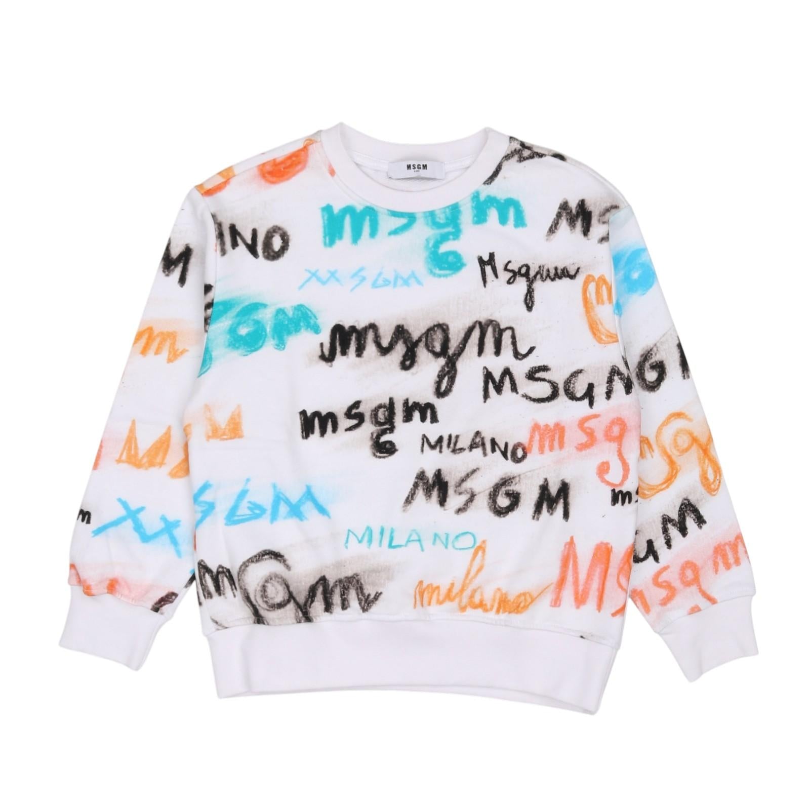 Felpa MSGM kids S5MSJBSW278 001 MSGM