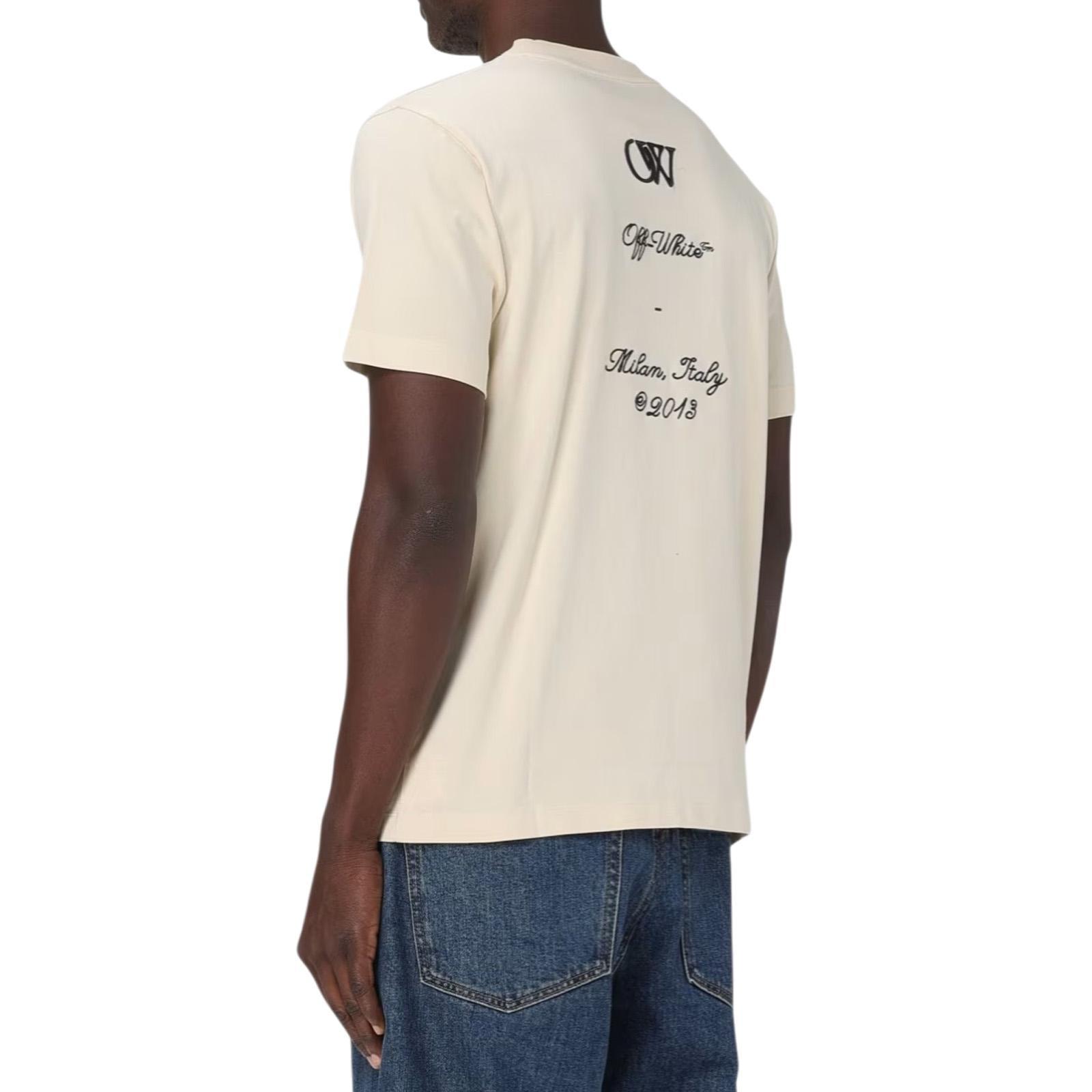 T-shirt OFF WHITE OMAA027S24JER005 0310 OFF WHITE