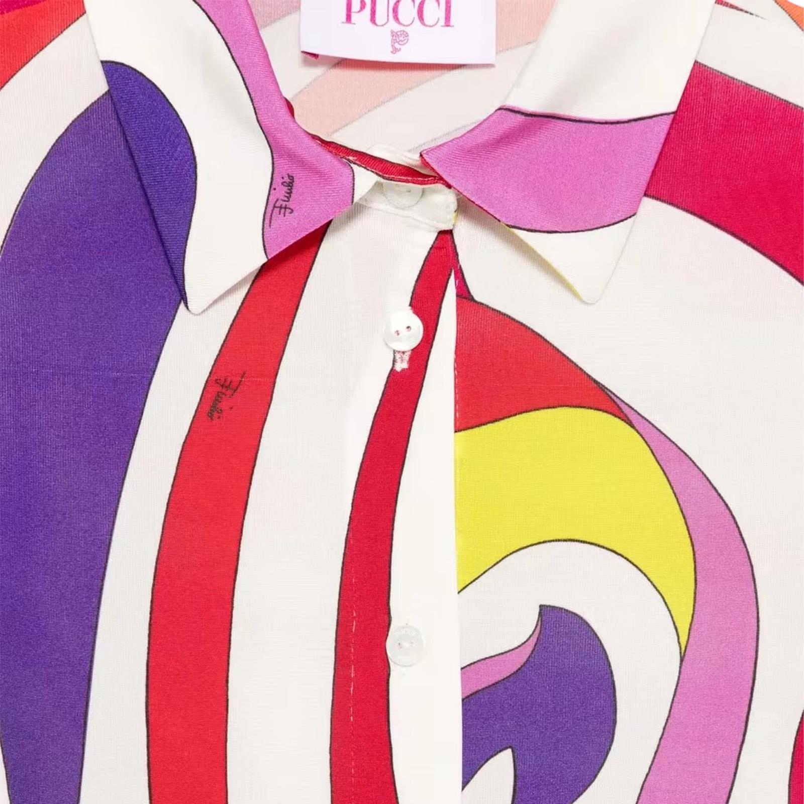 Camicia EMILIO PUCCI kids PW5B30-J0476 101AR EMILIO PUCCI