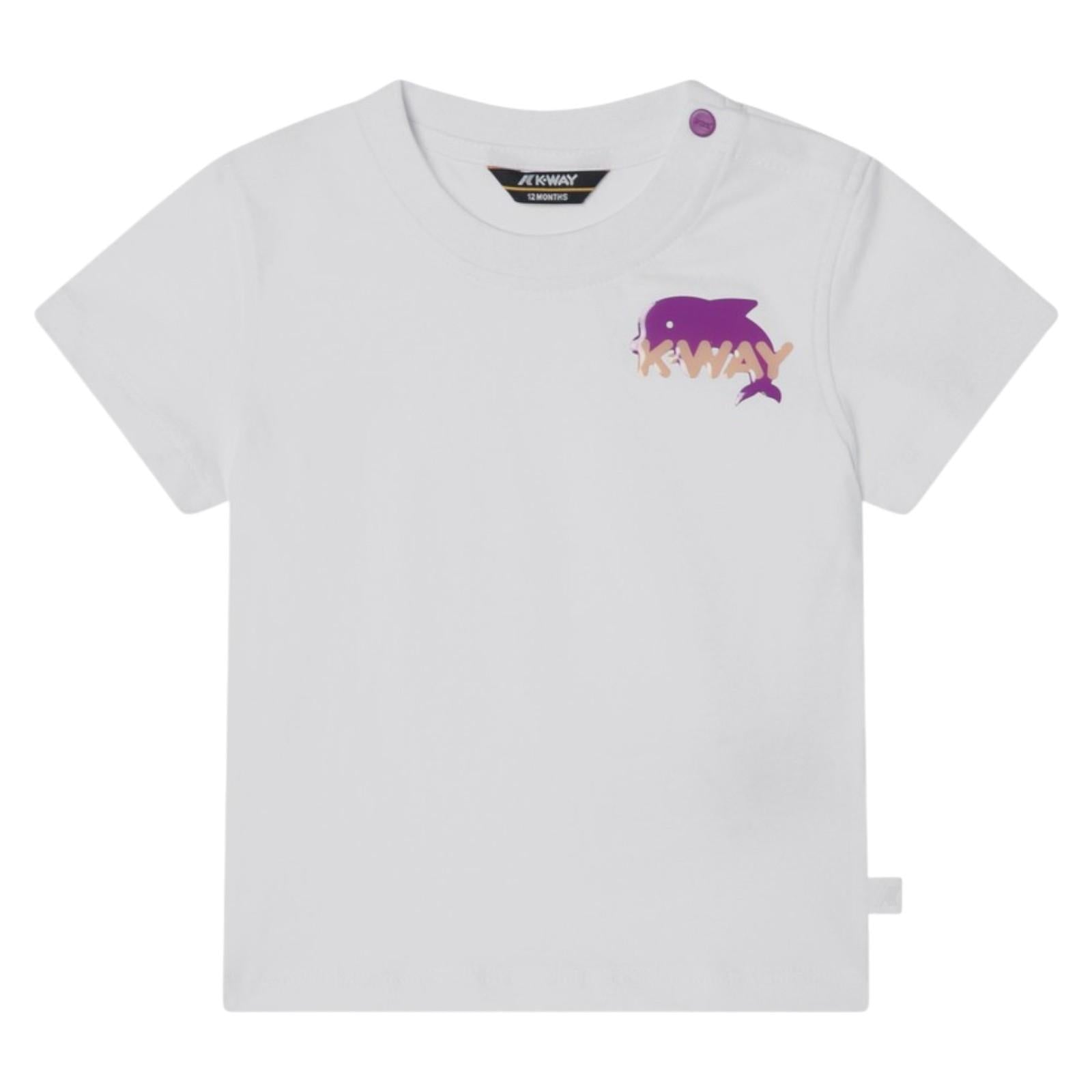 T-shirt K-WAY kids K4125NW 001 K-WAY
