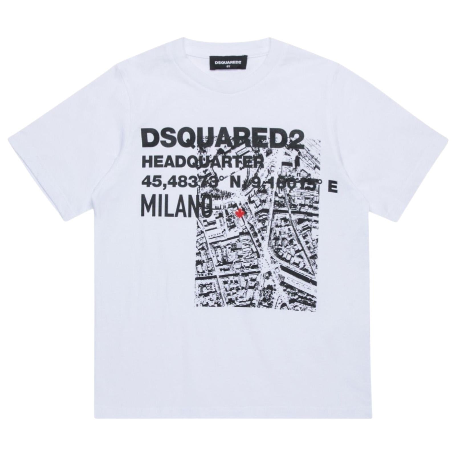 T-shirt DSQUARED2 kids Bambino DQ2801-D004G DQ100