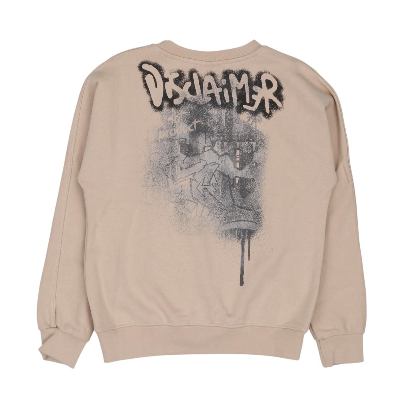 Felpa DISCLAIMER kids 25EDK58418 TOR DISCLAIMER