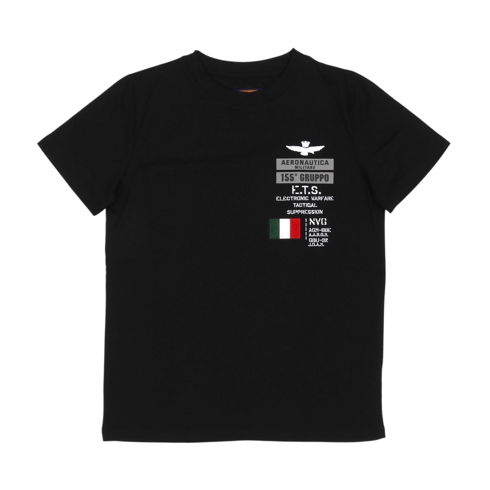 T-shirt AERONAUTICA MILITARE kids 251TS0038AJRJ696 N01 AERONAUTICA MILITARE
