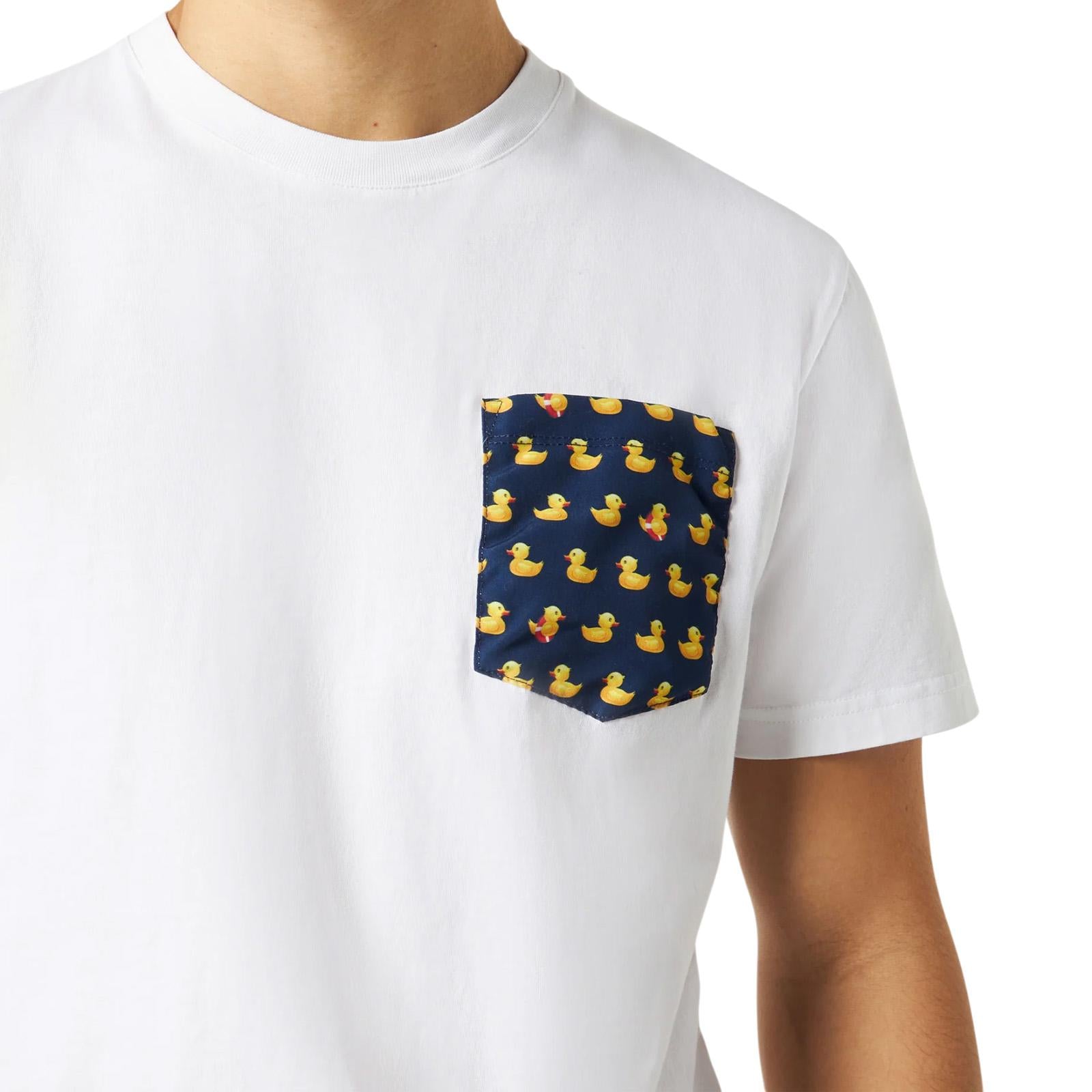 T-shirt MC2 SAINT BARTH Uomo BLANCHE 03099H