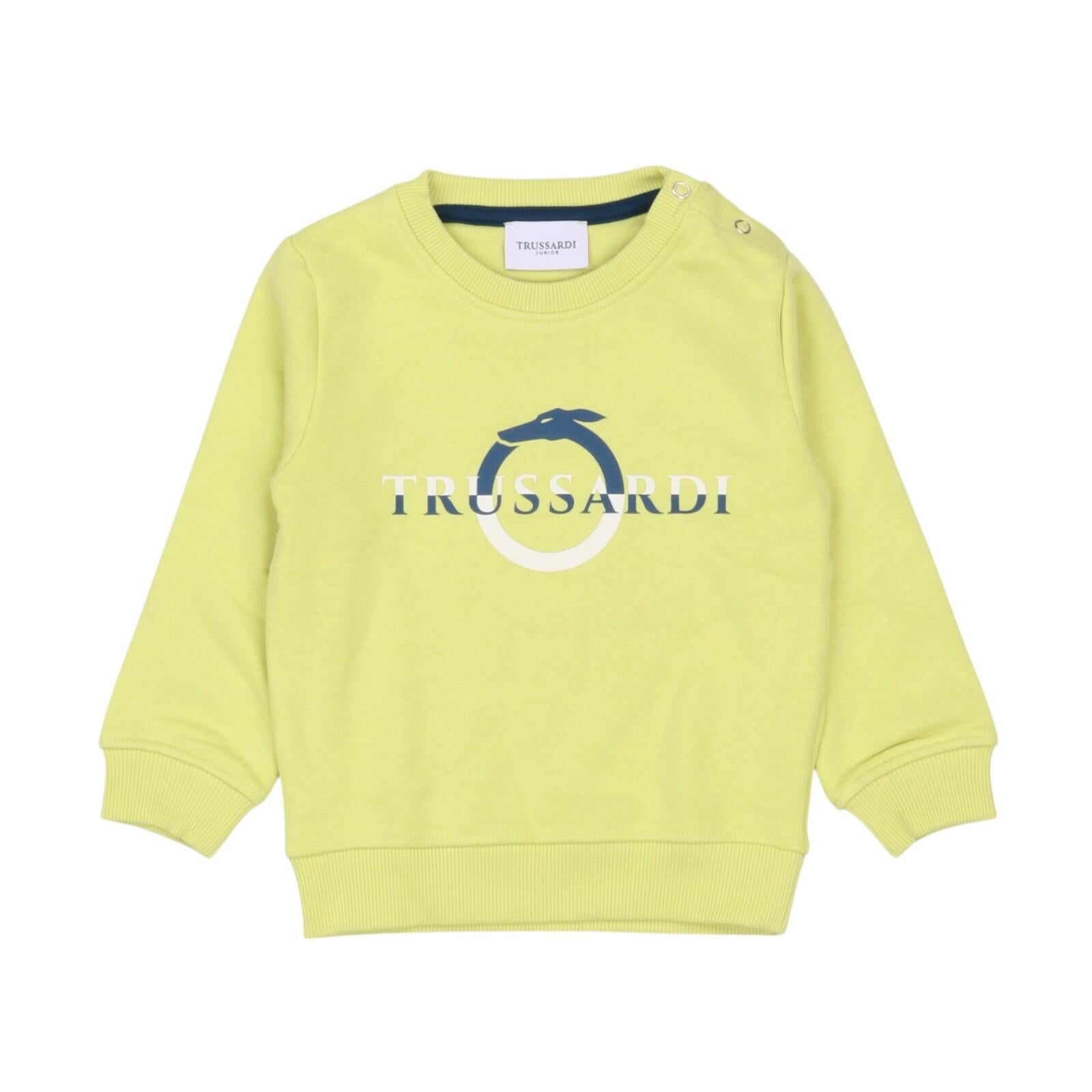 Felpa TRUSSARDI kids TIA24048FE-LS LIM TRUSSARDI
