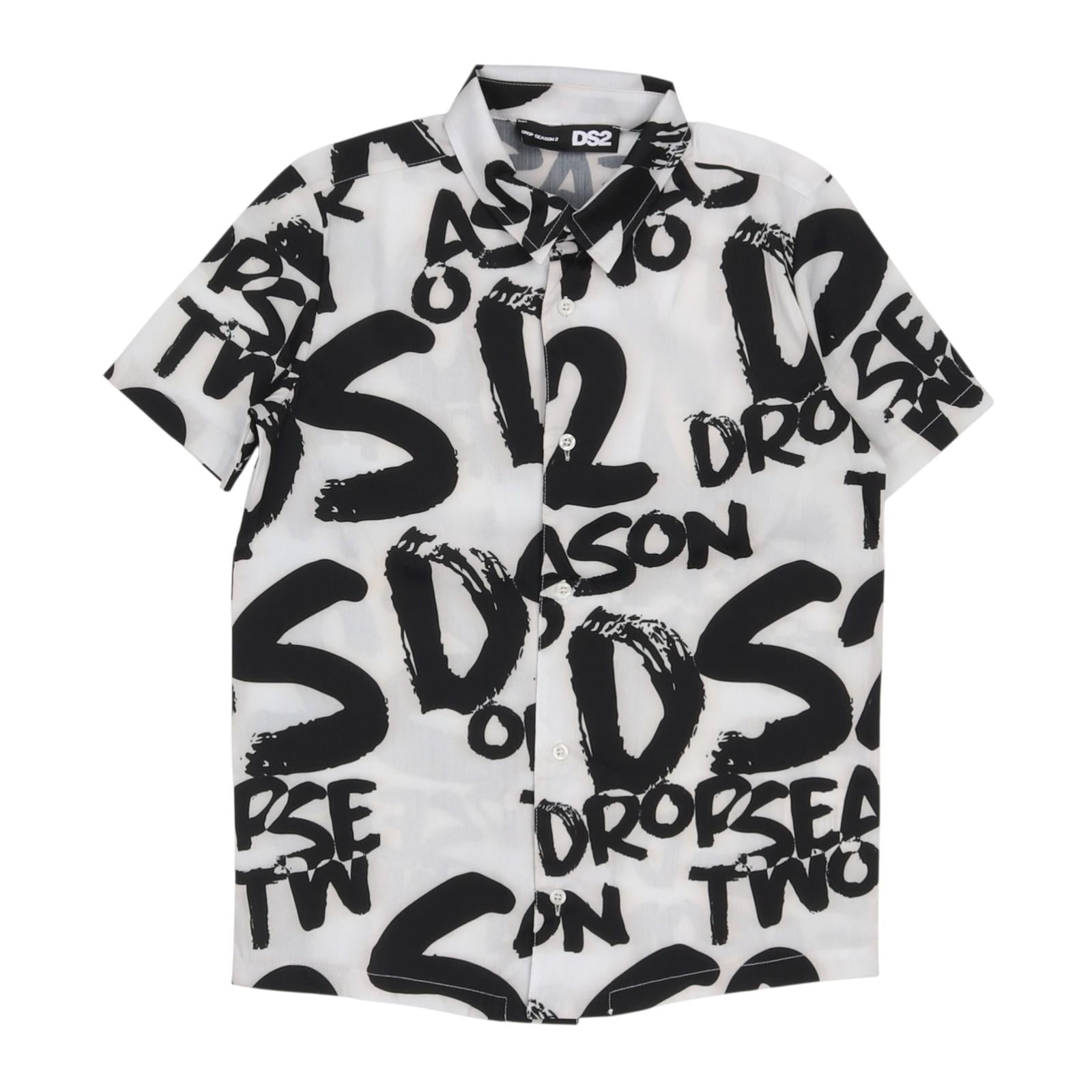 Camicia DROPSEASON2 kids SS25K001 NER DROPSEASON2