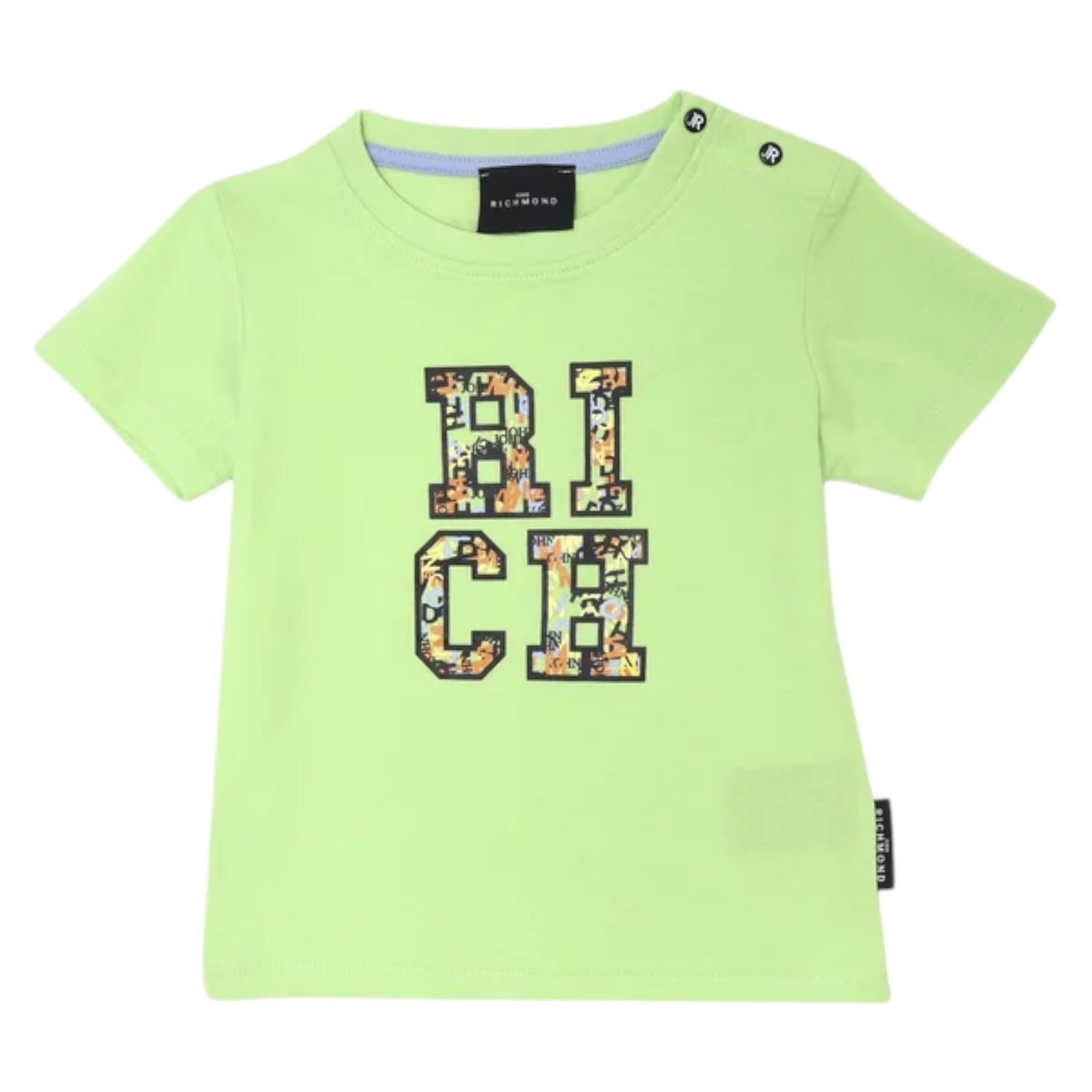 T-shirt RICHMOND kids RIP25051TS VER RICHMOND