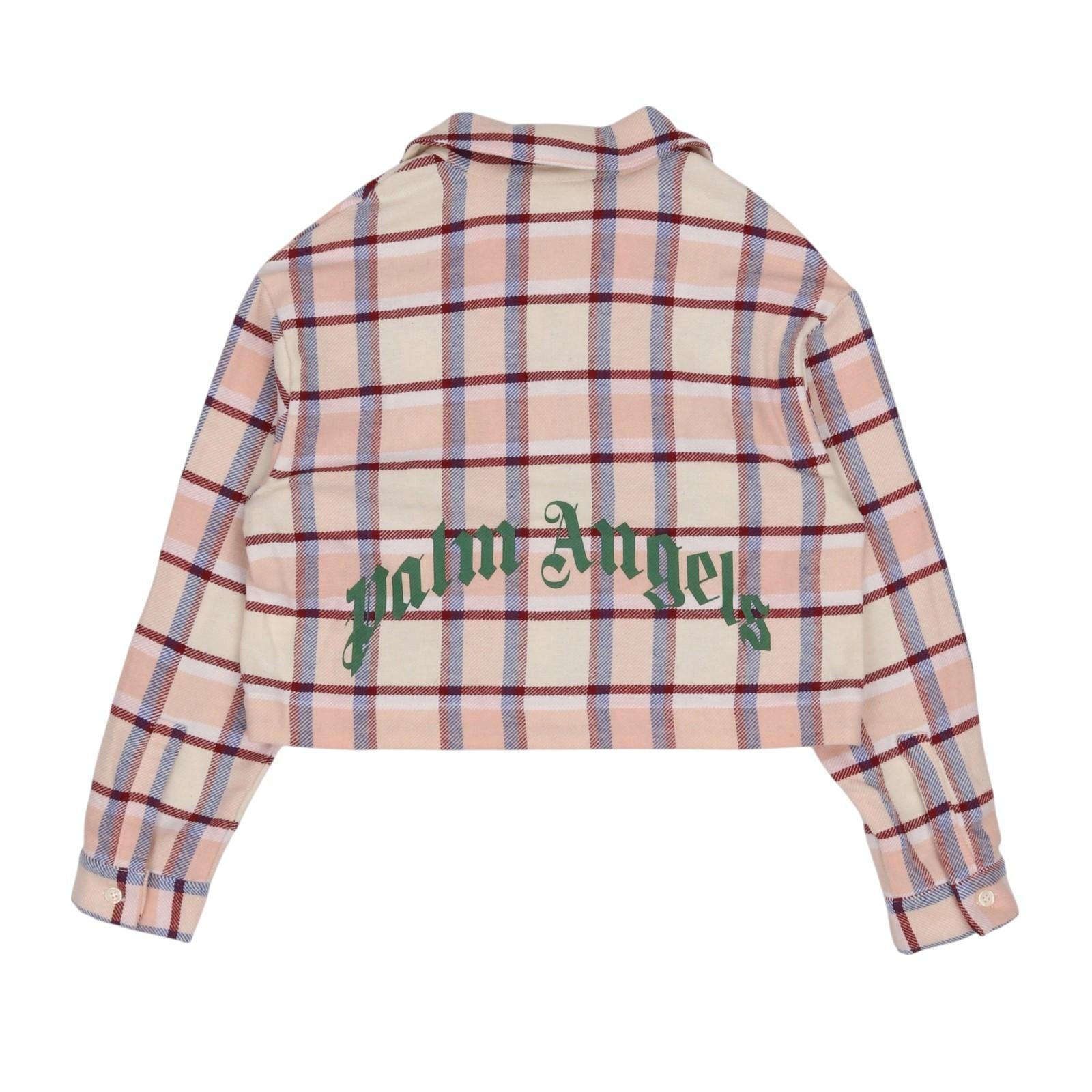 Camicia PALM ANGELS kids Bambina PGGE001F23FAB001 3455