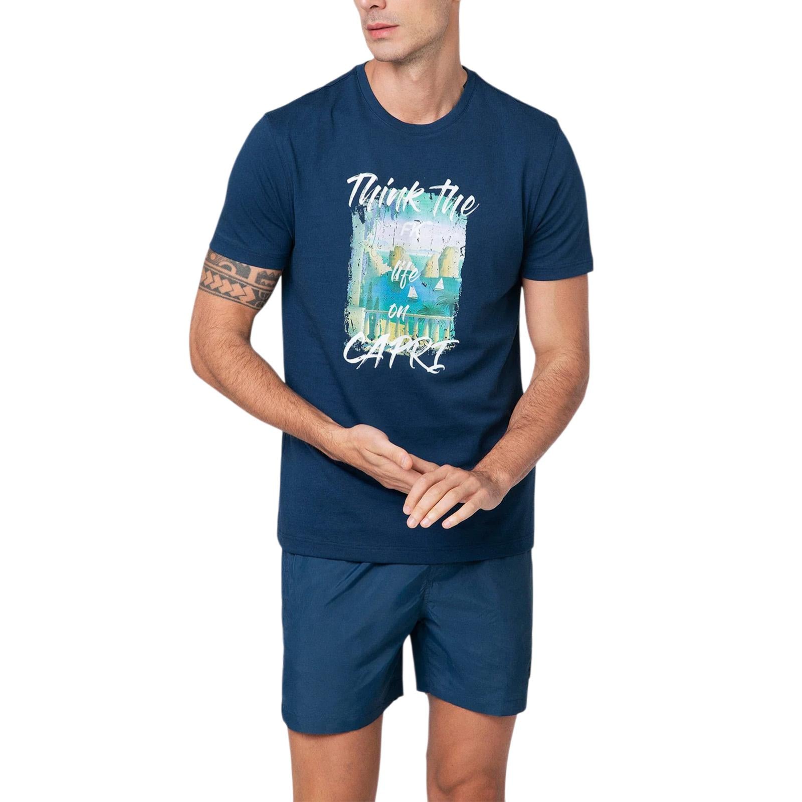T-shirt FK Uomo FK25-M01TS81 BU