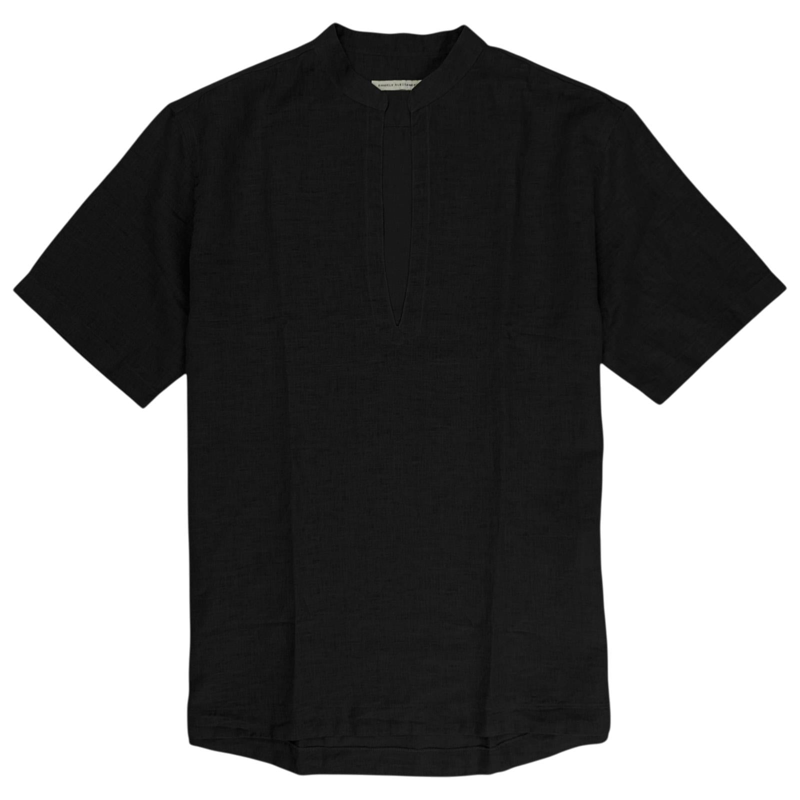 Camicia DANIELE ALESSANDRINI DA1SS25C014 NER DANIELE ALESSANDRINI