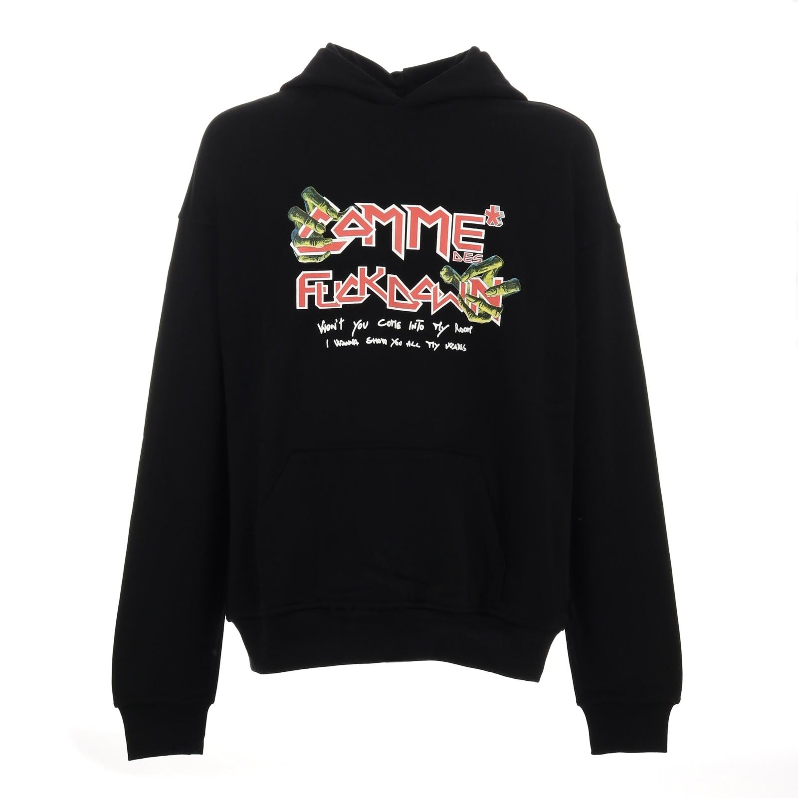 Felpa COMME DES FUCKDOWN CDFU3041 NER COMME DES FUCKDOWN