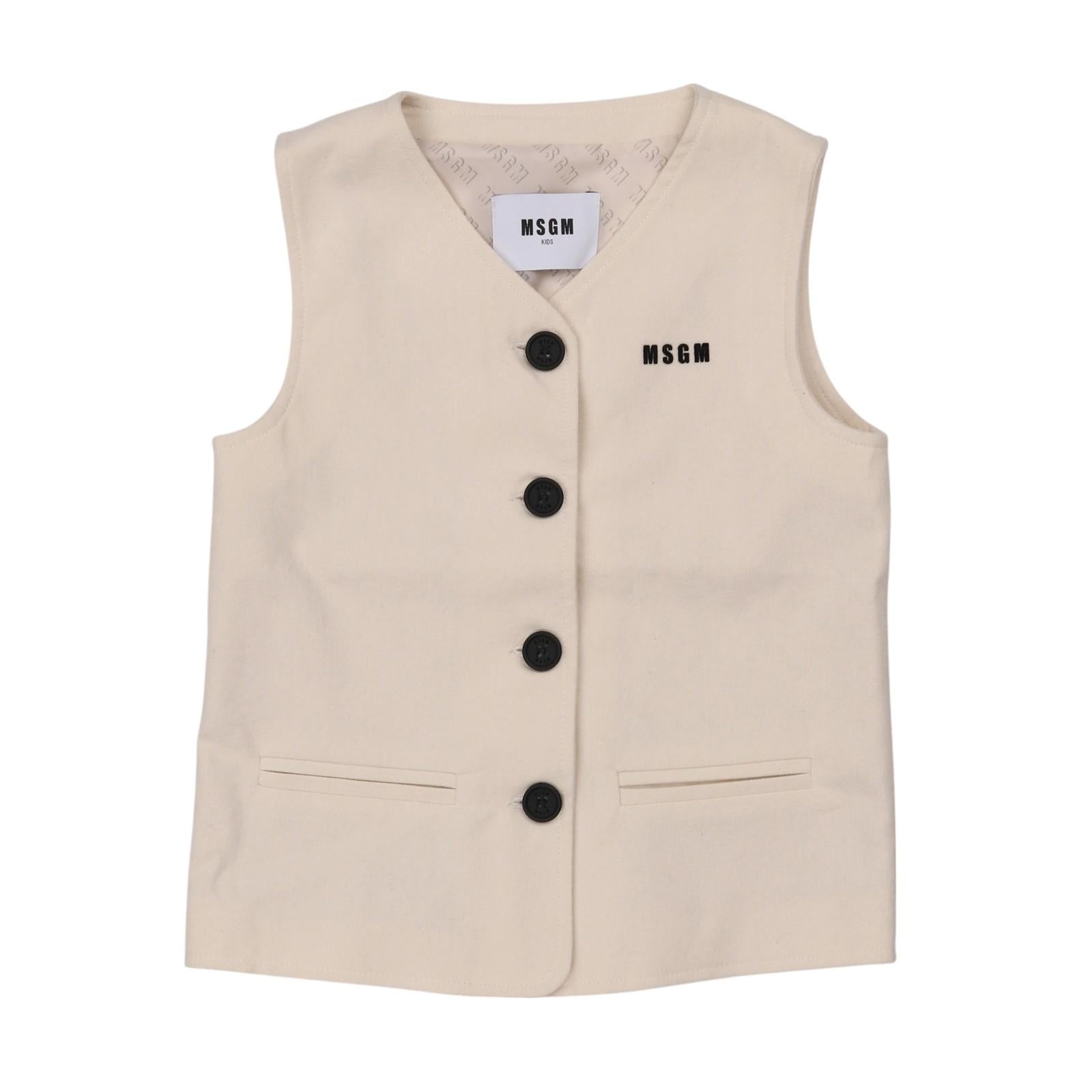 Gilet MSGM kids F4MSJGVE236 013 MSGM