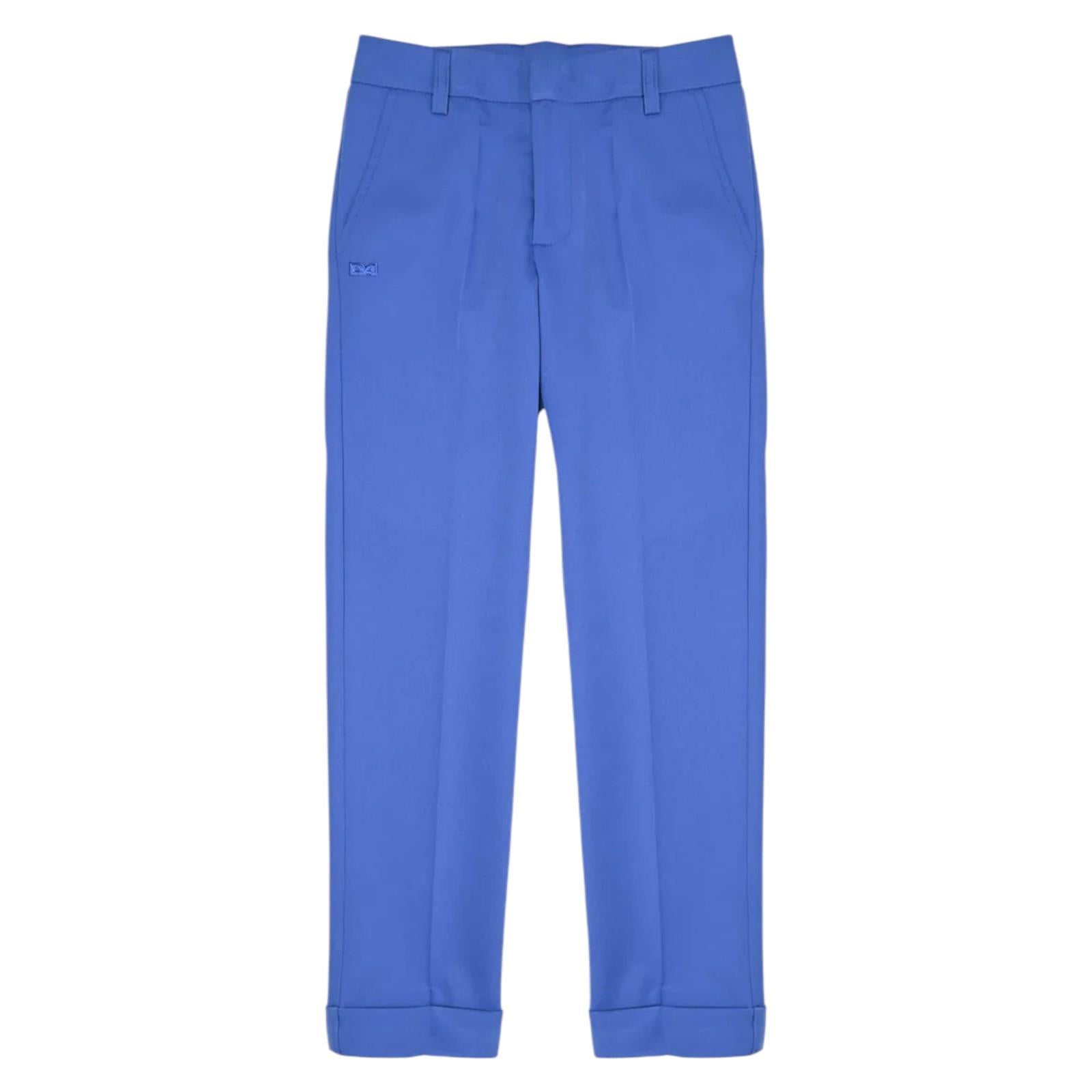 Pantalone DANIELE ALESSANDRINI kids 1235P00299 BLUE DANIELE ALESSANDRINI