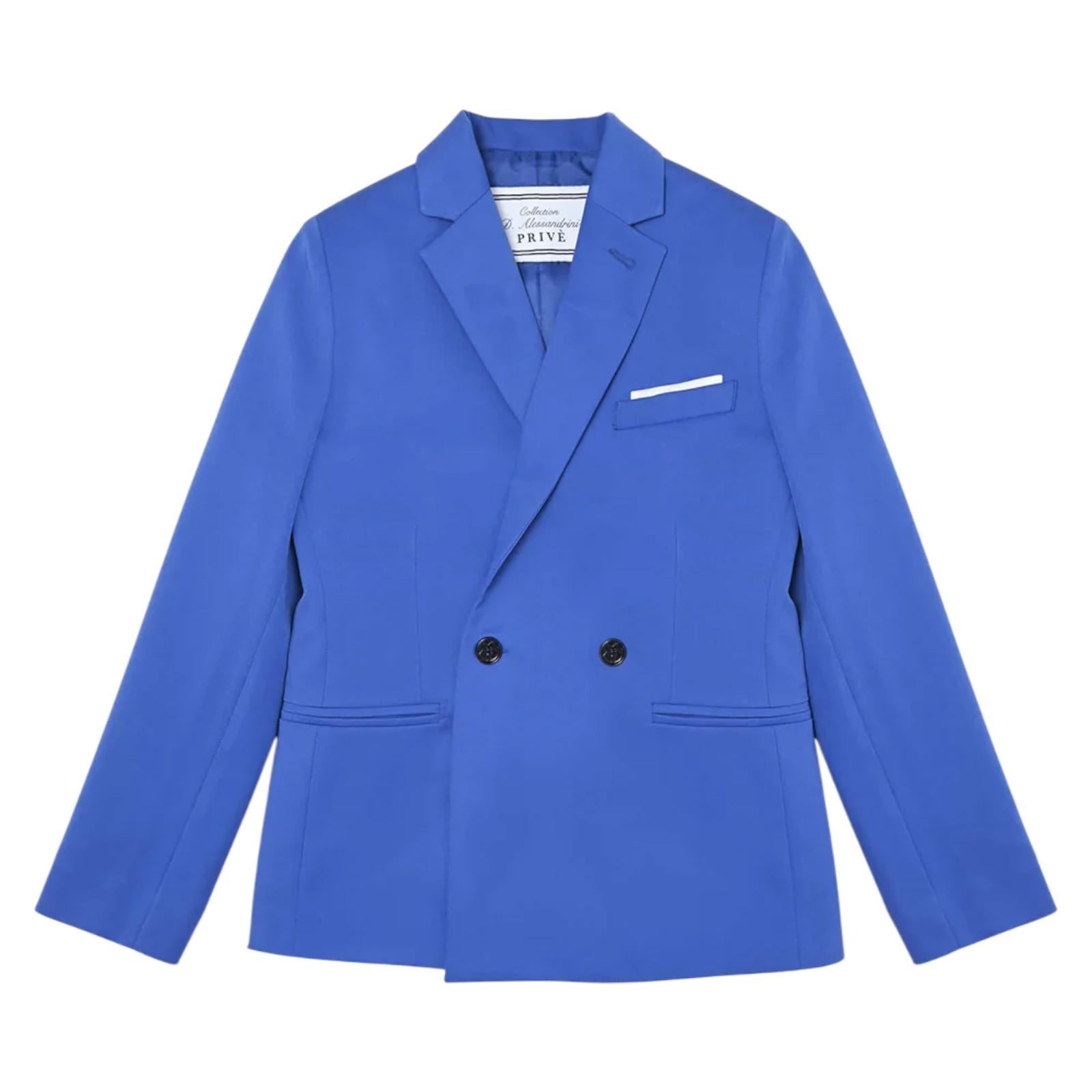 Giacca DANIELE ALESSANDRINI kids 1235J00298 BLUE DANIELE ALESSANDRINI