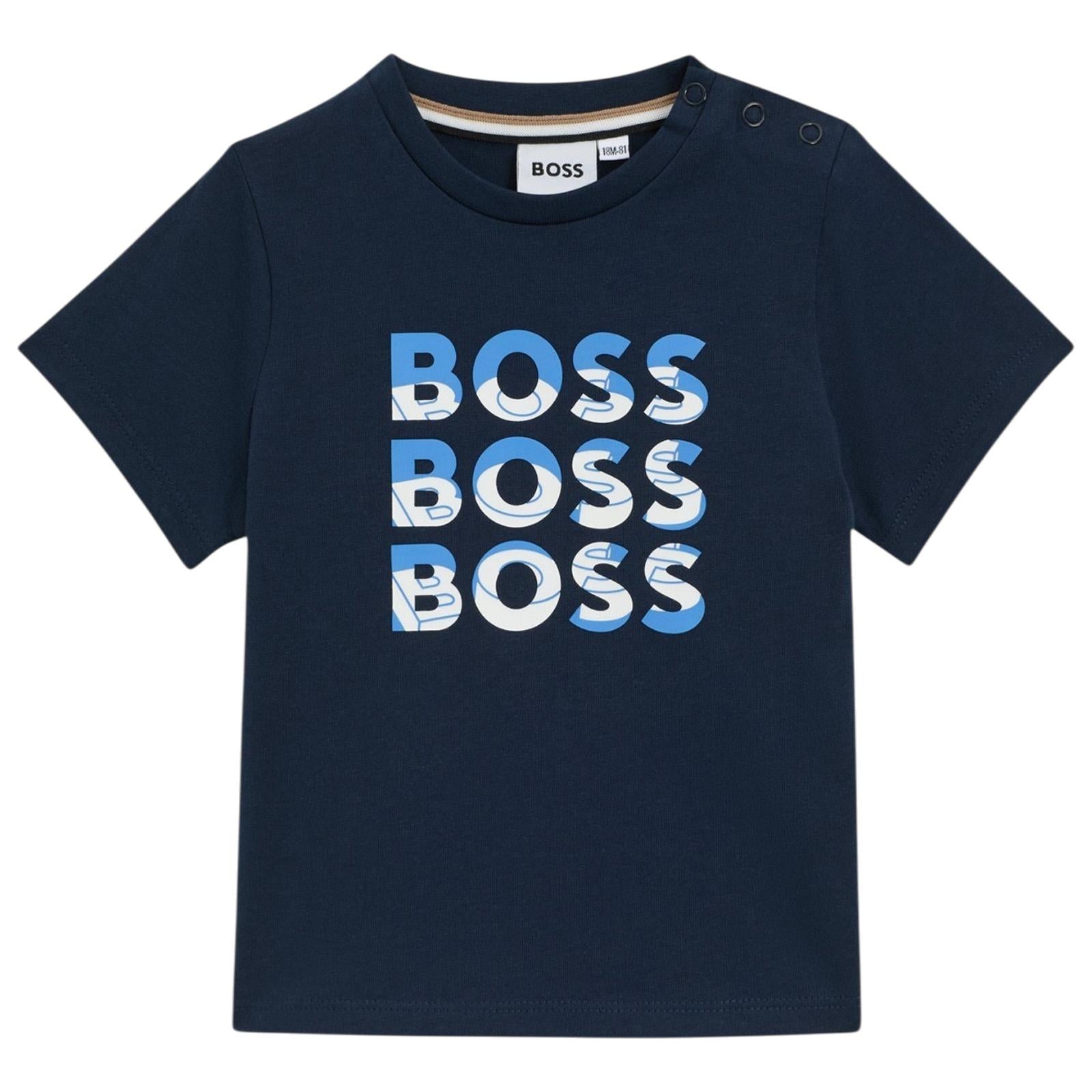 T-shirt HUGO BOSS kids Bambino J52113 849