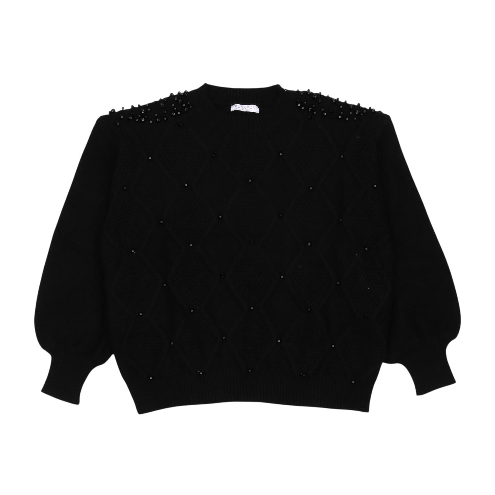 Maglione FUN&FUN kids FCJSW00070 NER FUN&FUN