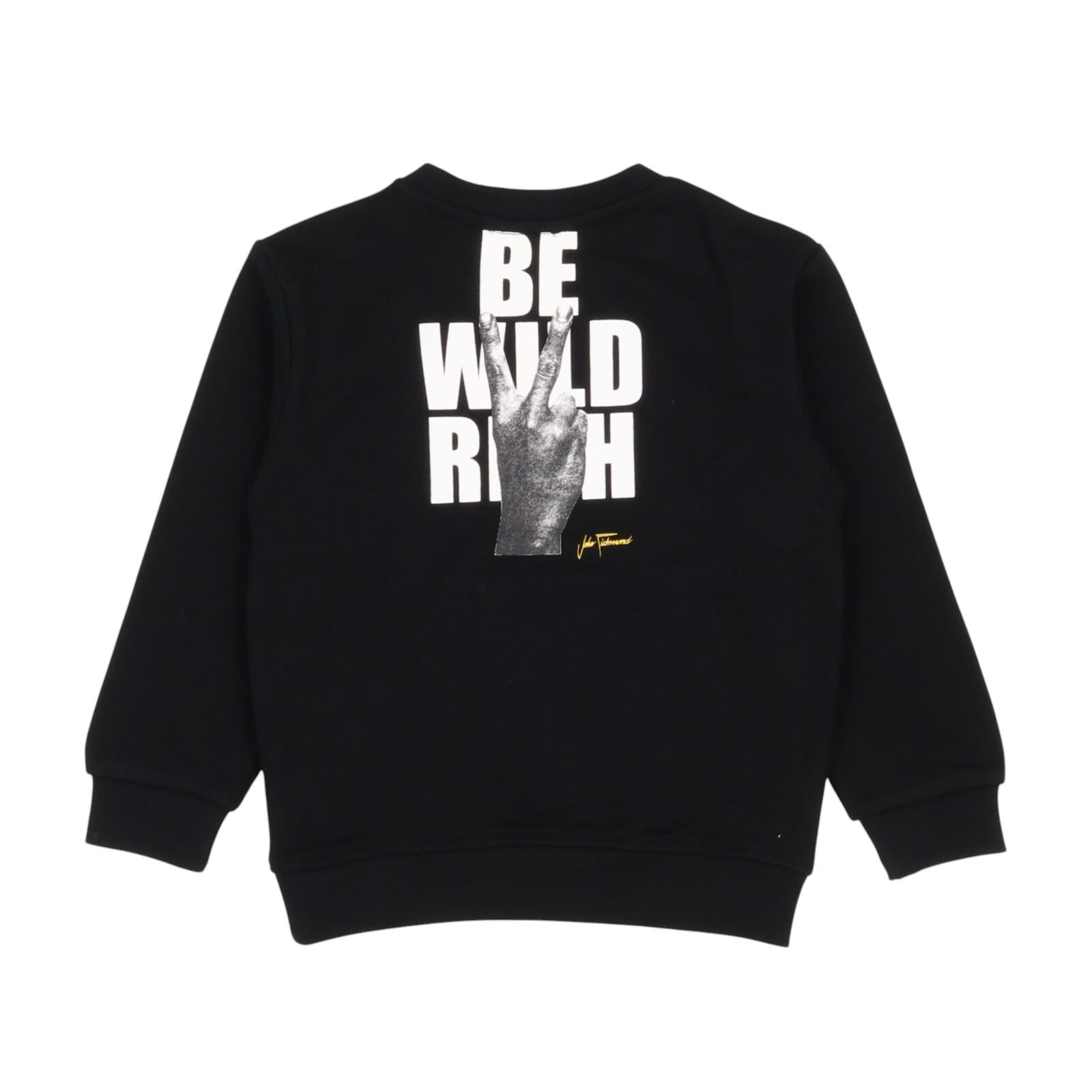 Felpa RICHMOND kids RIA24064FE-OF NER RICHMOND