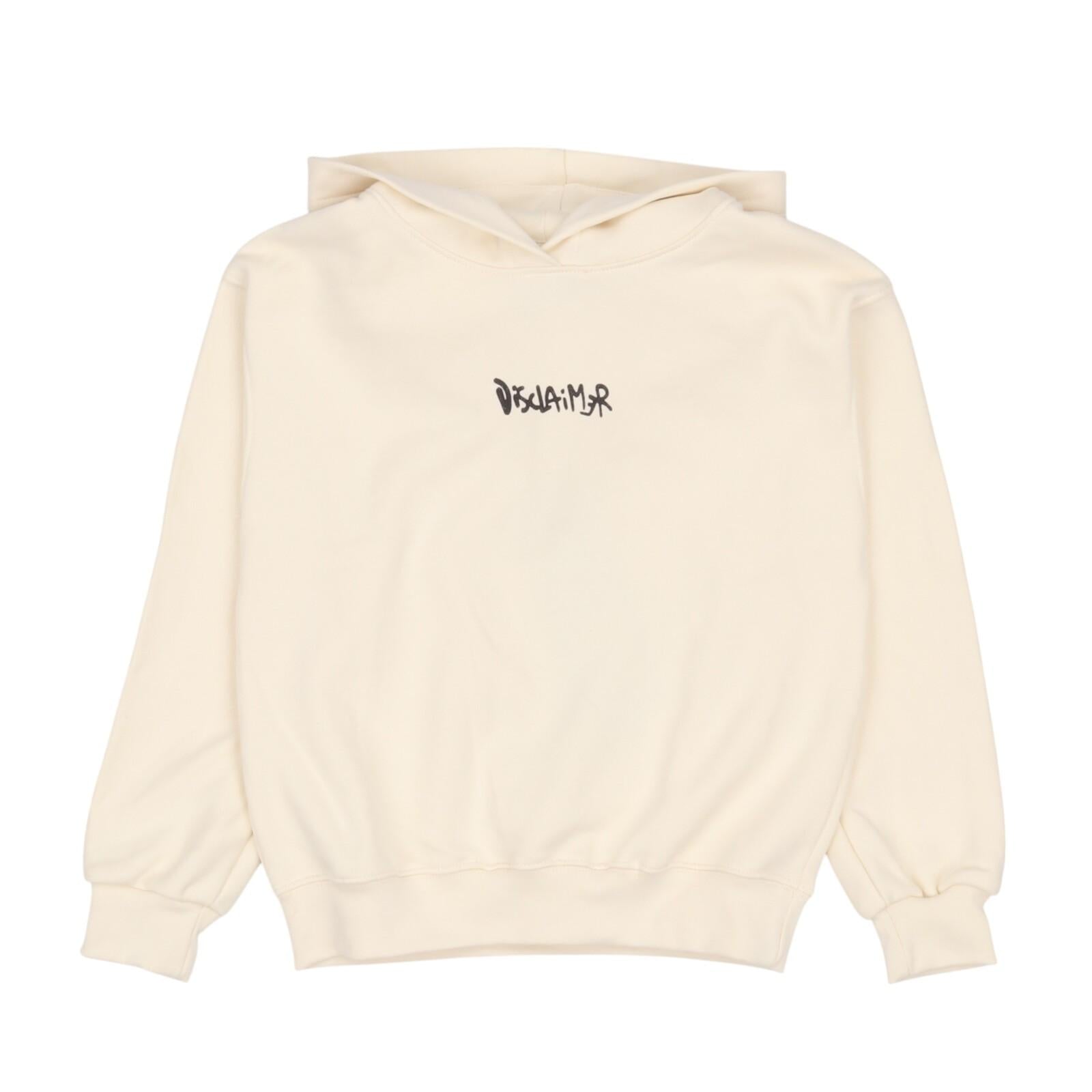 Felpa DISCLAIMER kids 24IDK58326 CRE DISCLAIMER