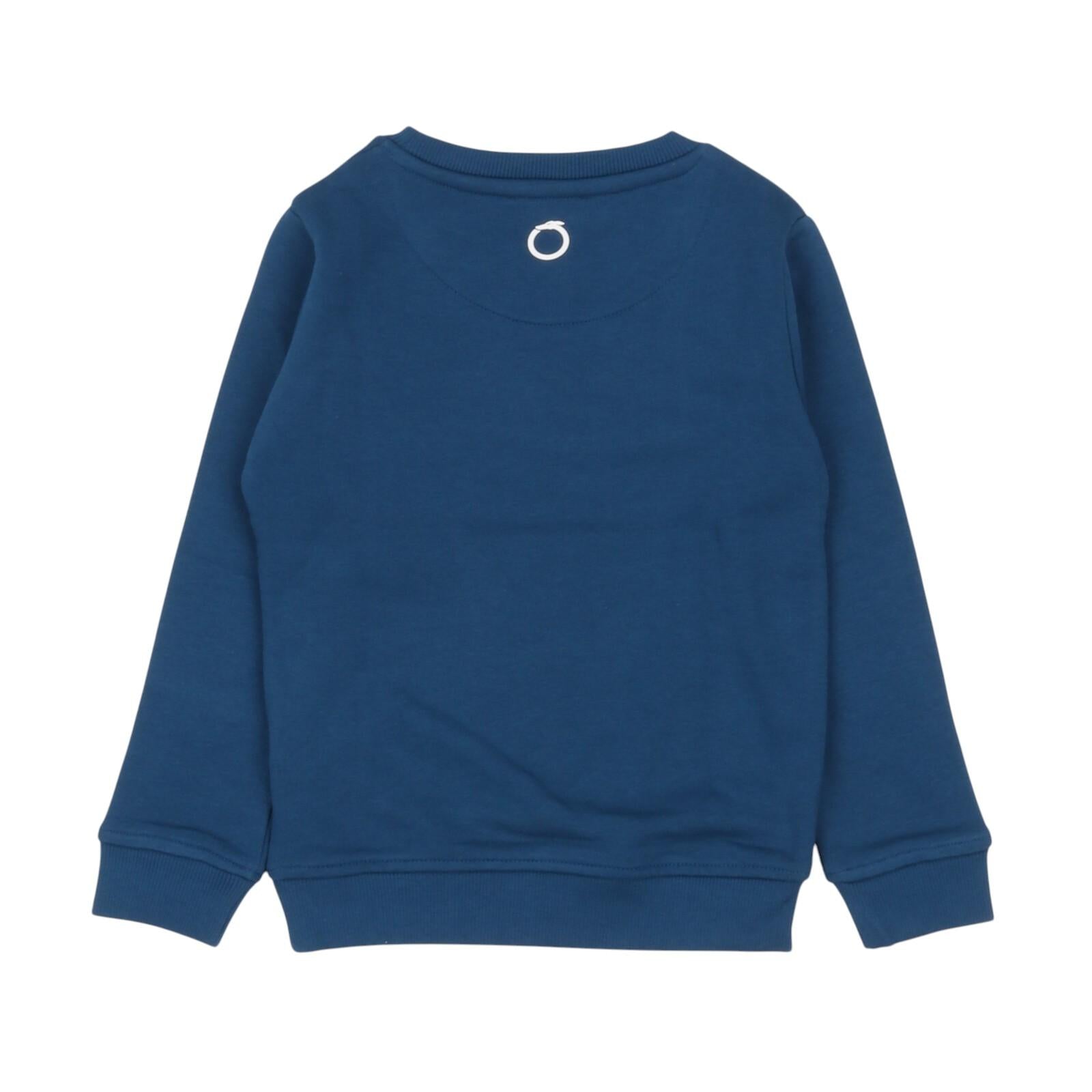 Felpa TRUSSARDI kids TIA24086FE-T9 BLU TRUSSARDI
