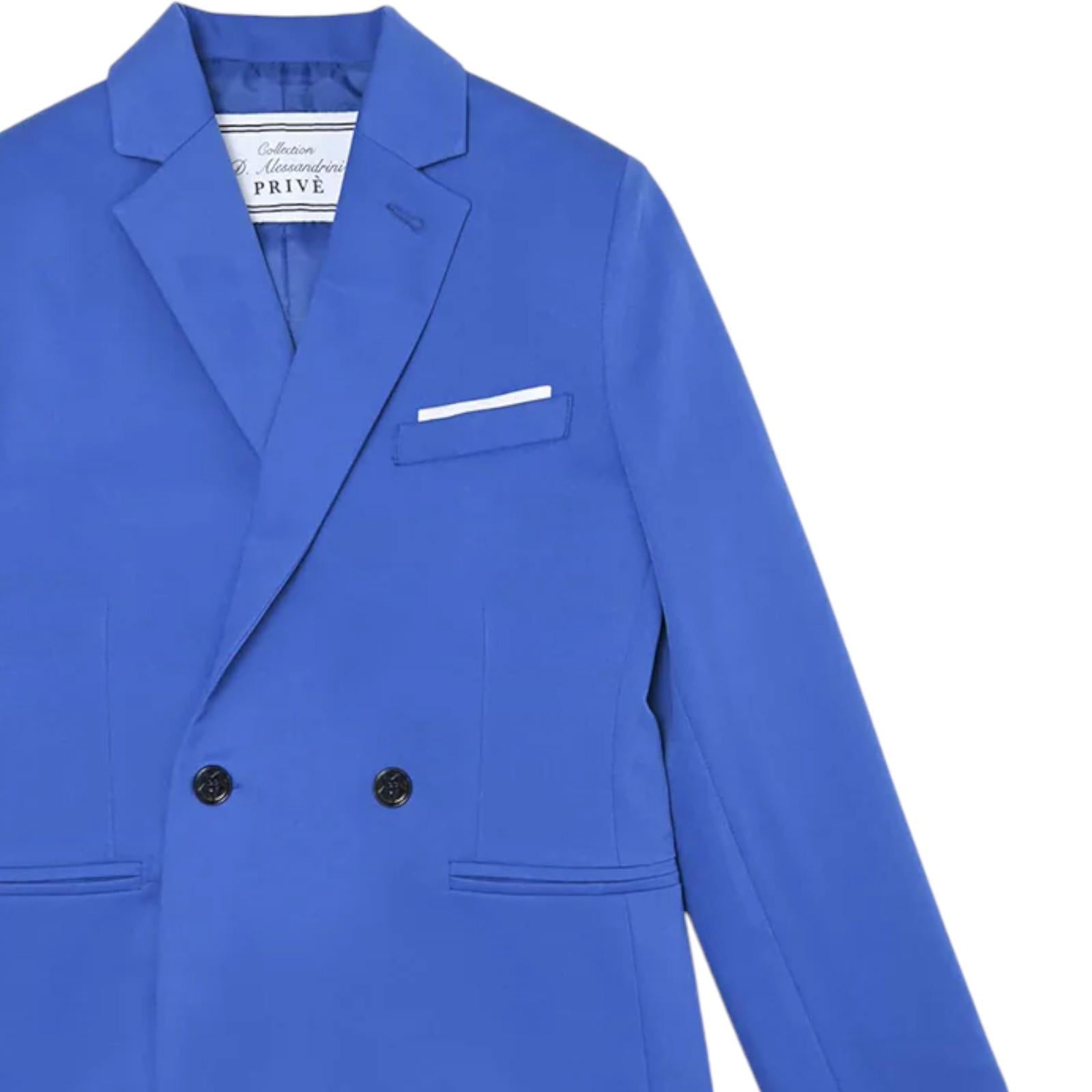 Giacca DANIELE ALESSANDRINI kids 1235J00298 BLUE DANIELE ALESSANDRINI