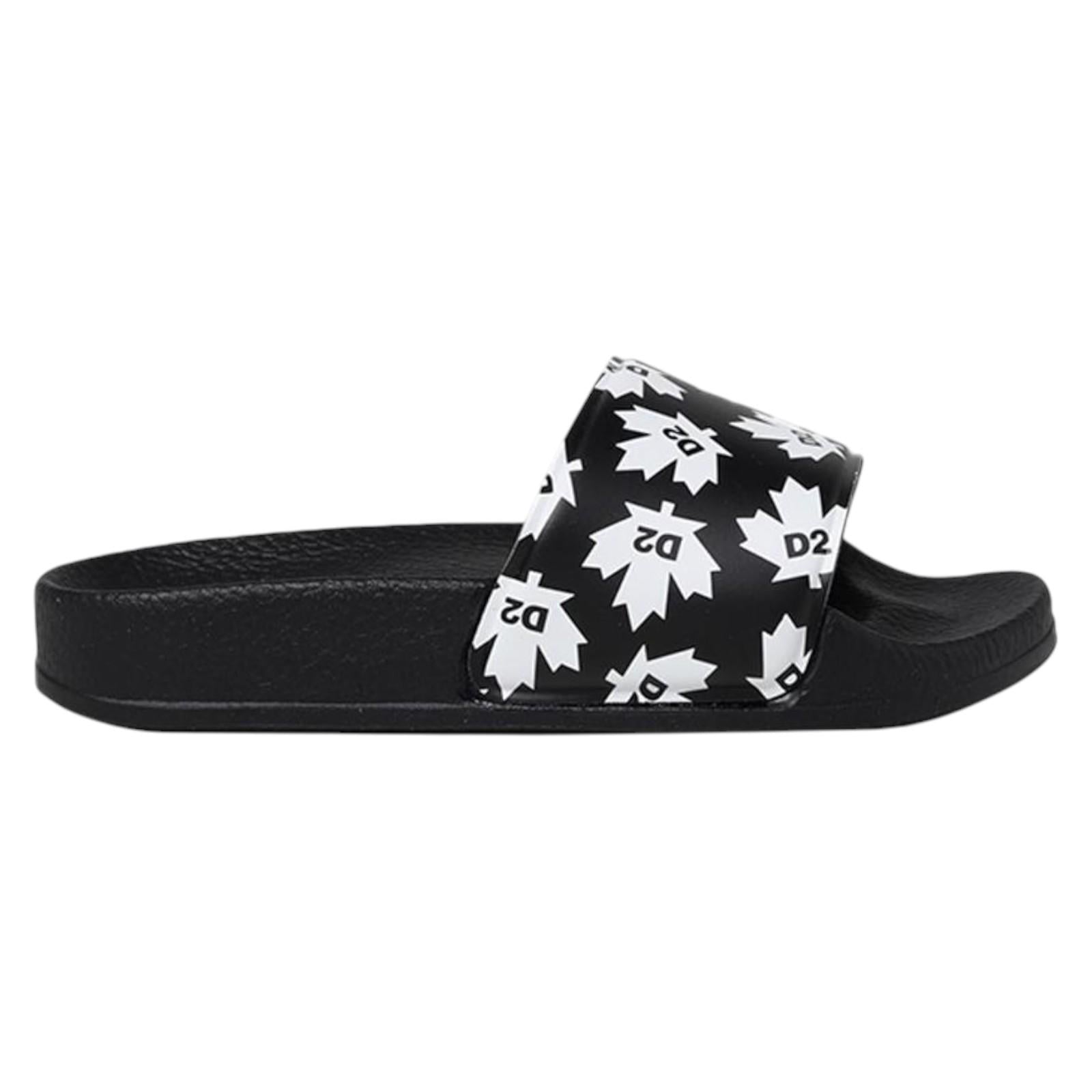 Ciabatte DSQUARED2 kids DQ0609-P4699 NER DSQUARED2
