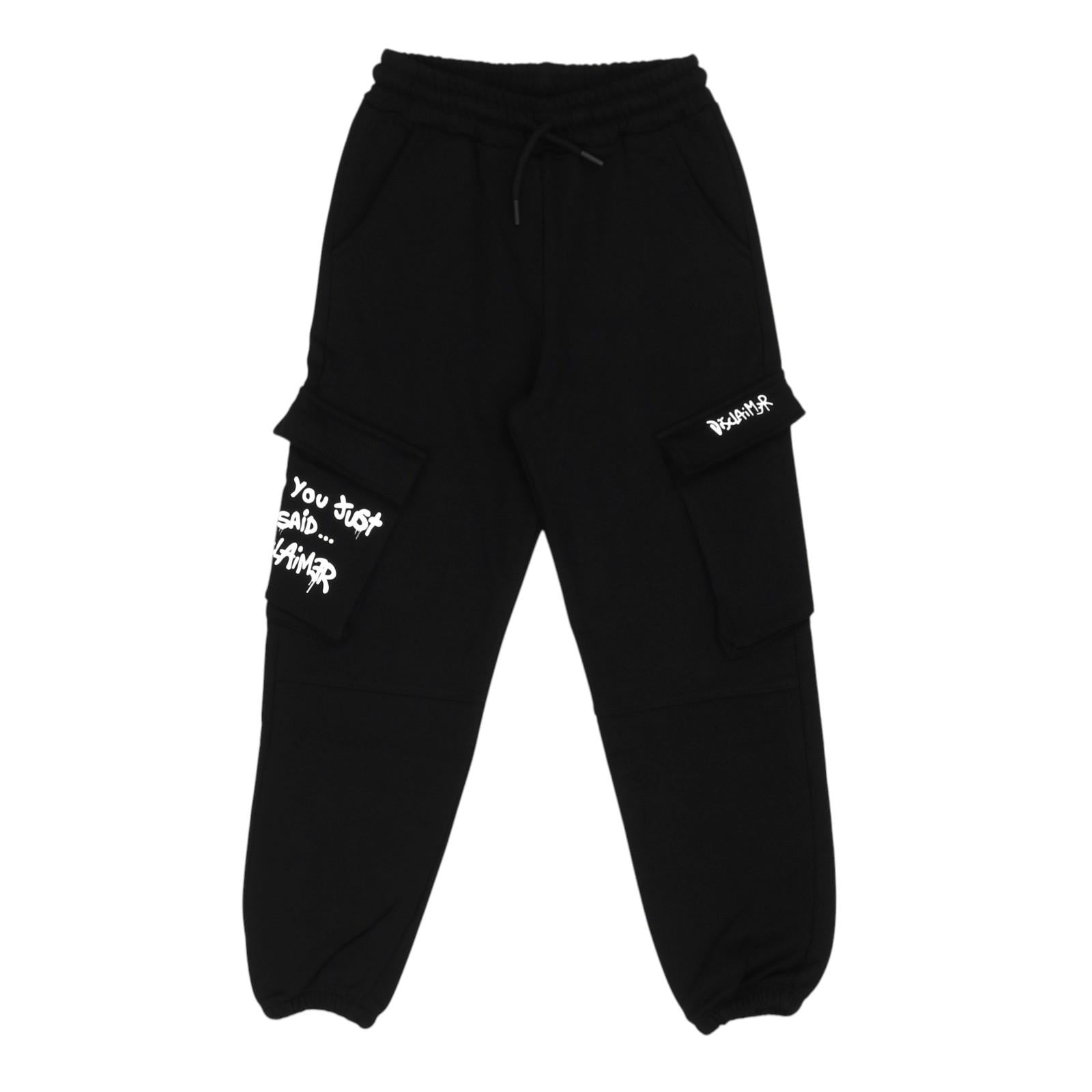 Pantalone DISCLAIMER kids 25EDK58423 NER DISCLAIMER