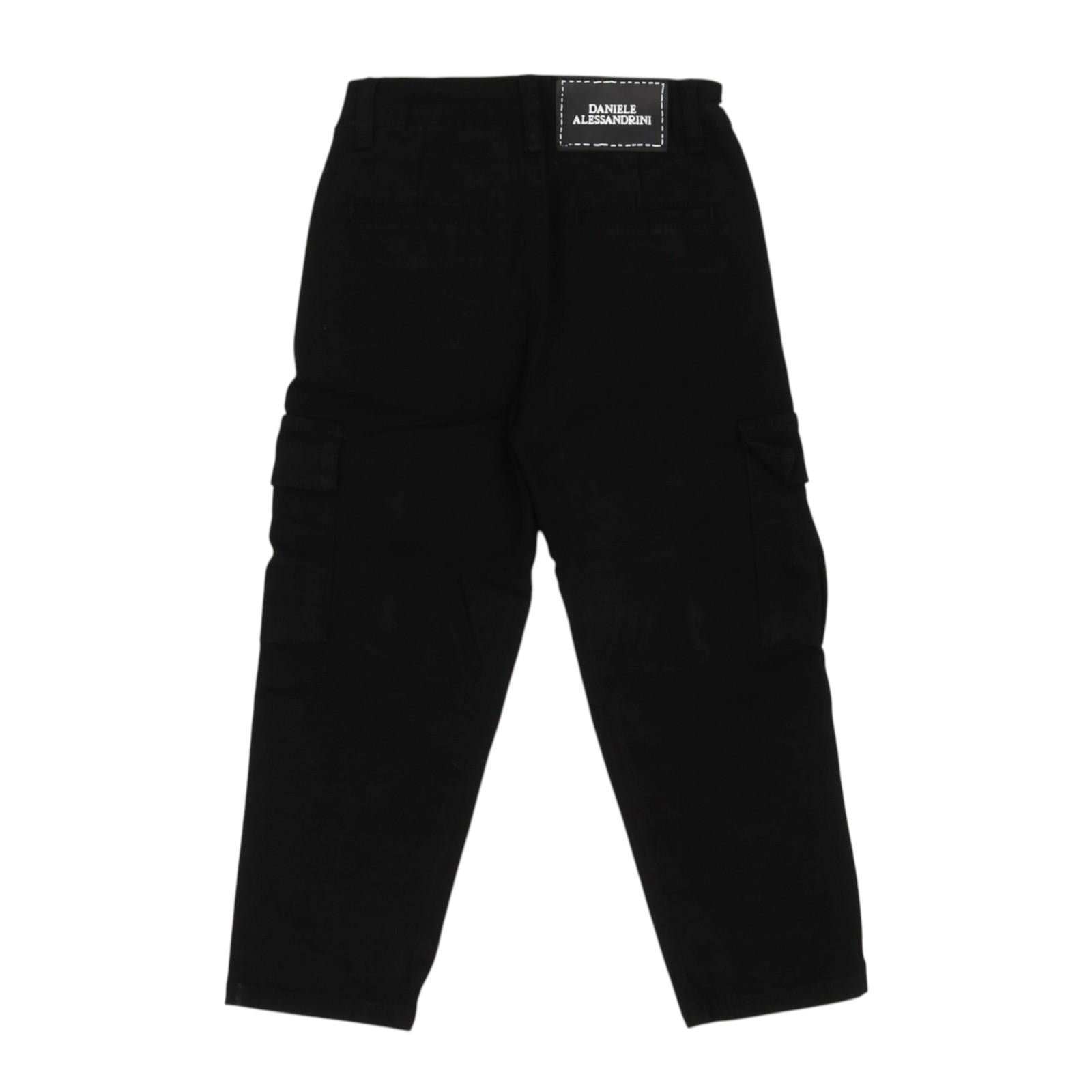 Pantalone DANIELE ALESSANDRINI kids 1231P00155 NER DANIELE ALESSANDRINI