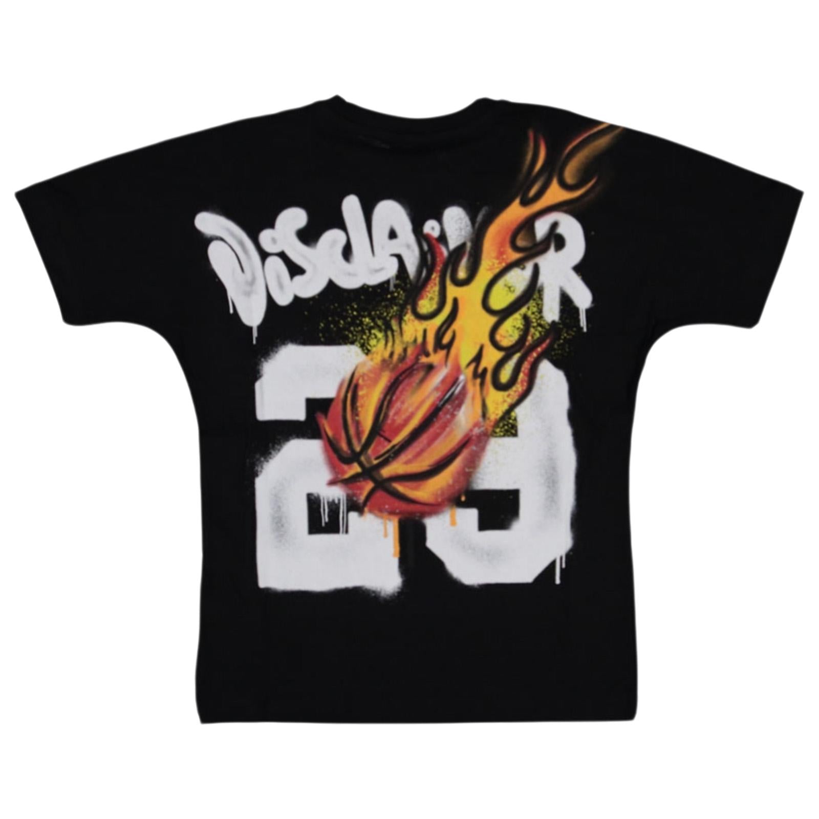 T-shirt DISCLAIMER kids 25EDK58442 NER DISCLAIMER