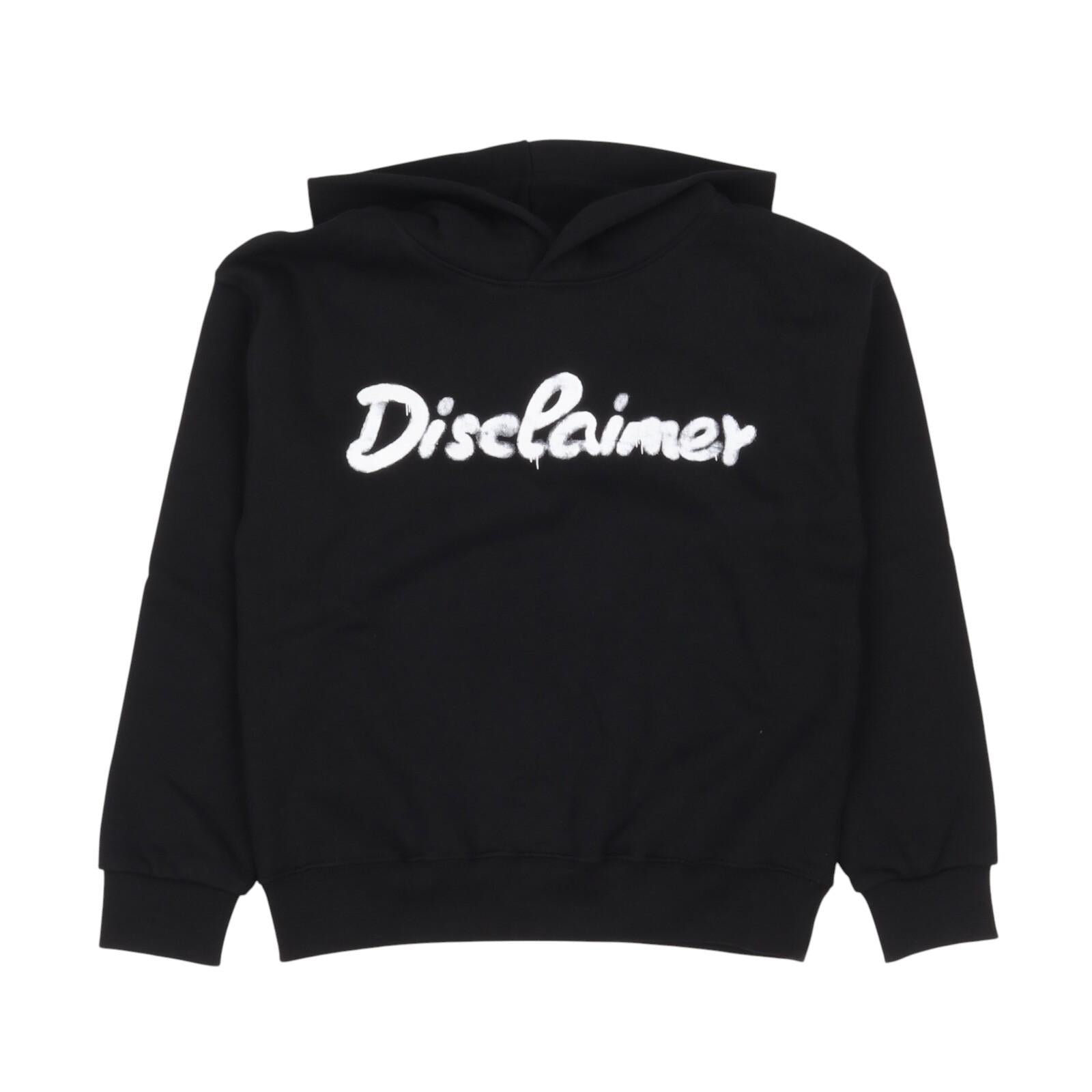 Felpa DISCLAIMER kids 24IDK58301 NER DISCLAIMER