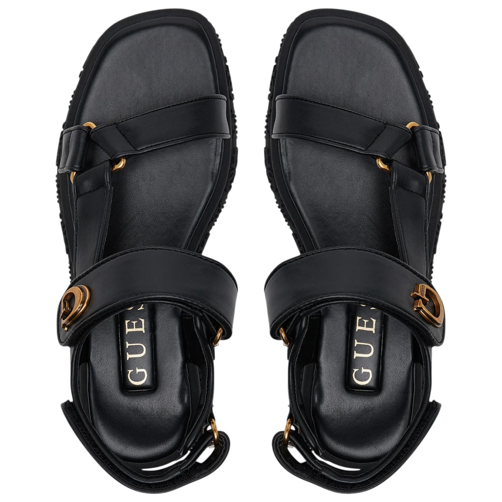 Sandals GUESS WOMAN FLJLANELE03 BLACK
