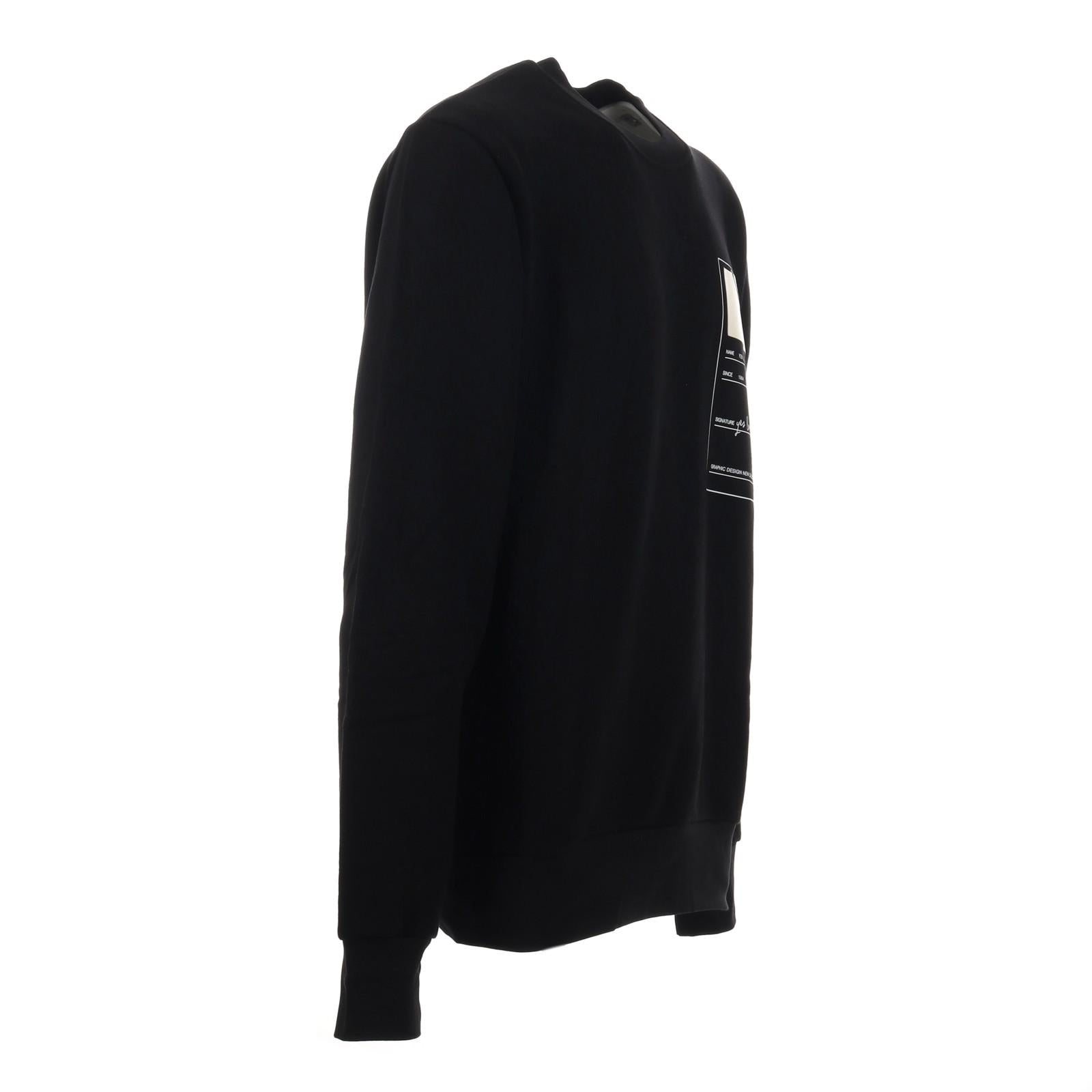 Felpa YES LONDON Uomo XMF3952 NER