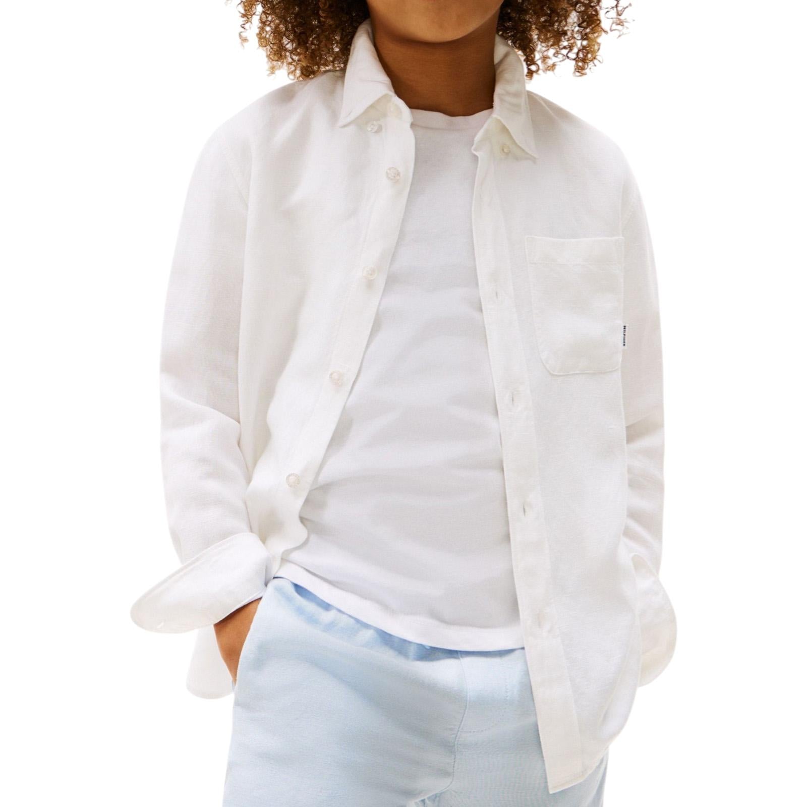 Camicia TOMMY HILFIGER kids Bambino KB0KB09550 YBR