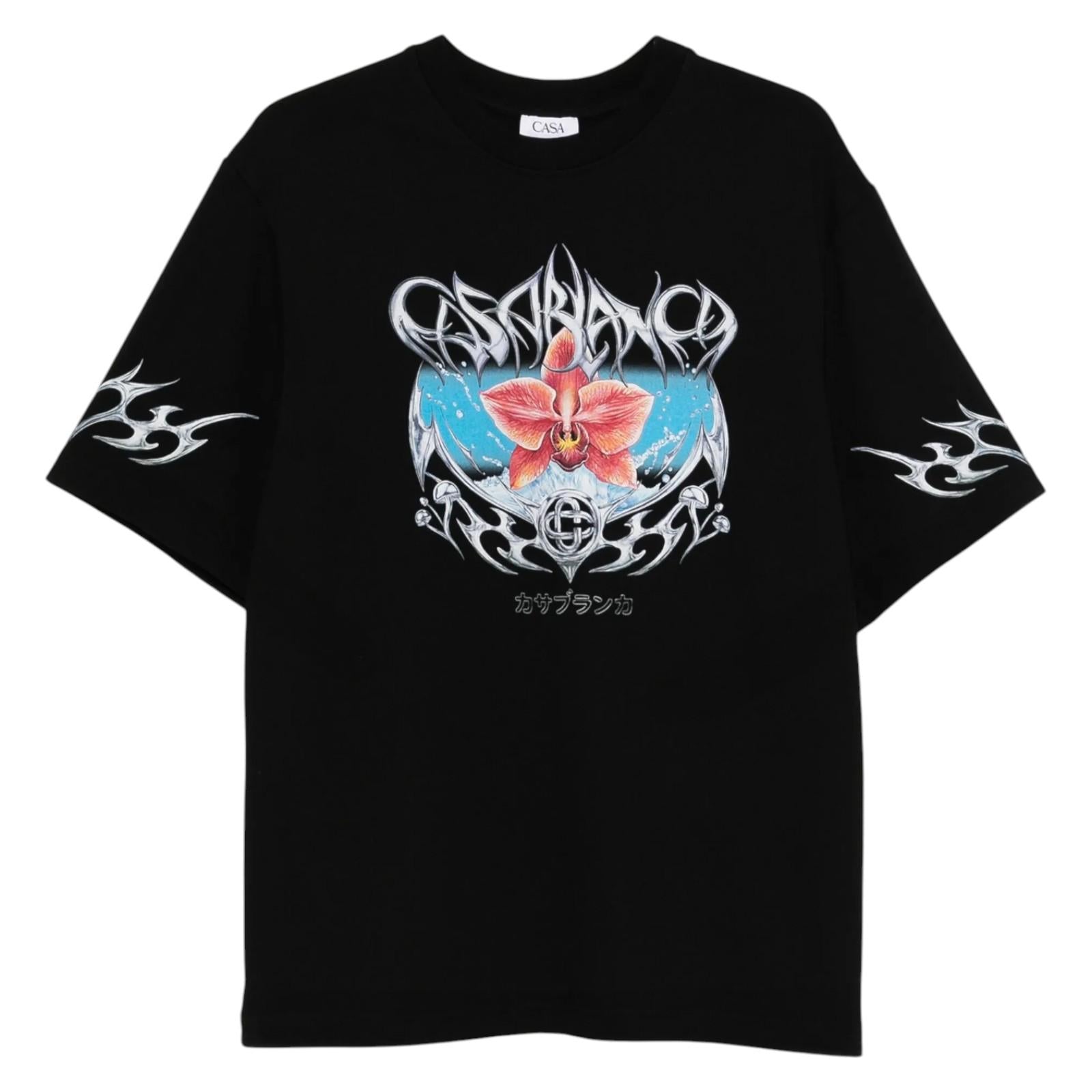 T-shirt CASABLANCA Uomo M-AW25-JTS-044-05 NER