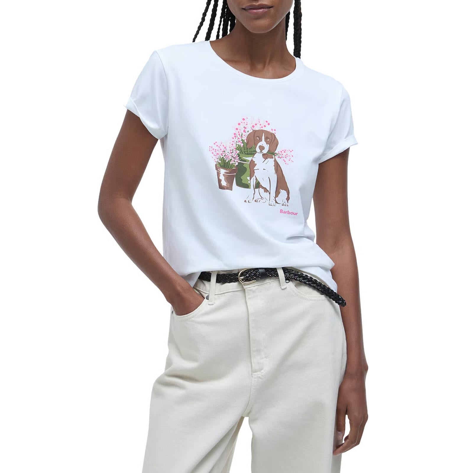 T-shirt BARBOUR Donna LTS0667 WH11
